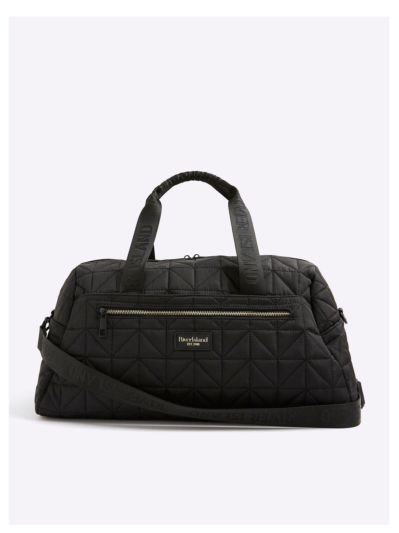 undefined Quilted Holdall Bag - Black