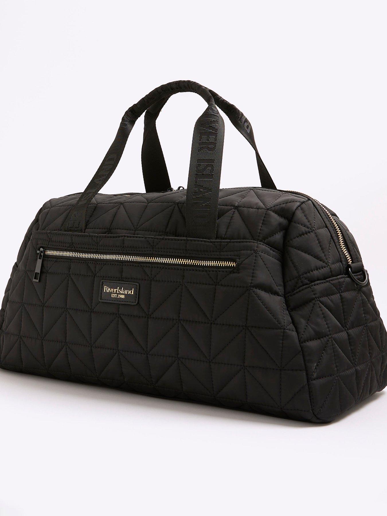 Image 4 of 5 of River Island Quilted Holdall Bag - Black