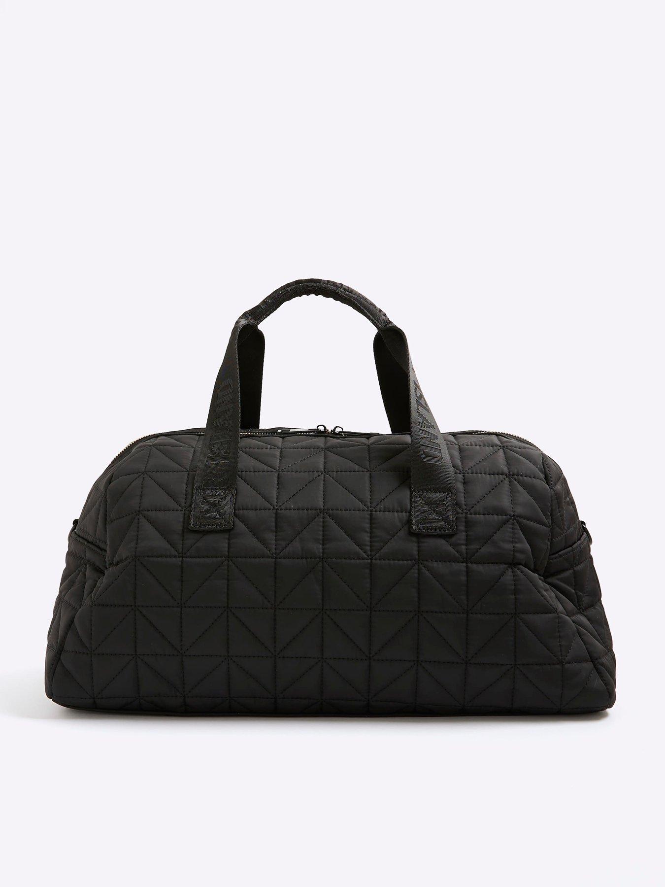 Image 5 of 5 of River Island Quilted Holdall Bag - Black