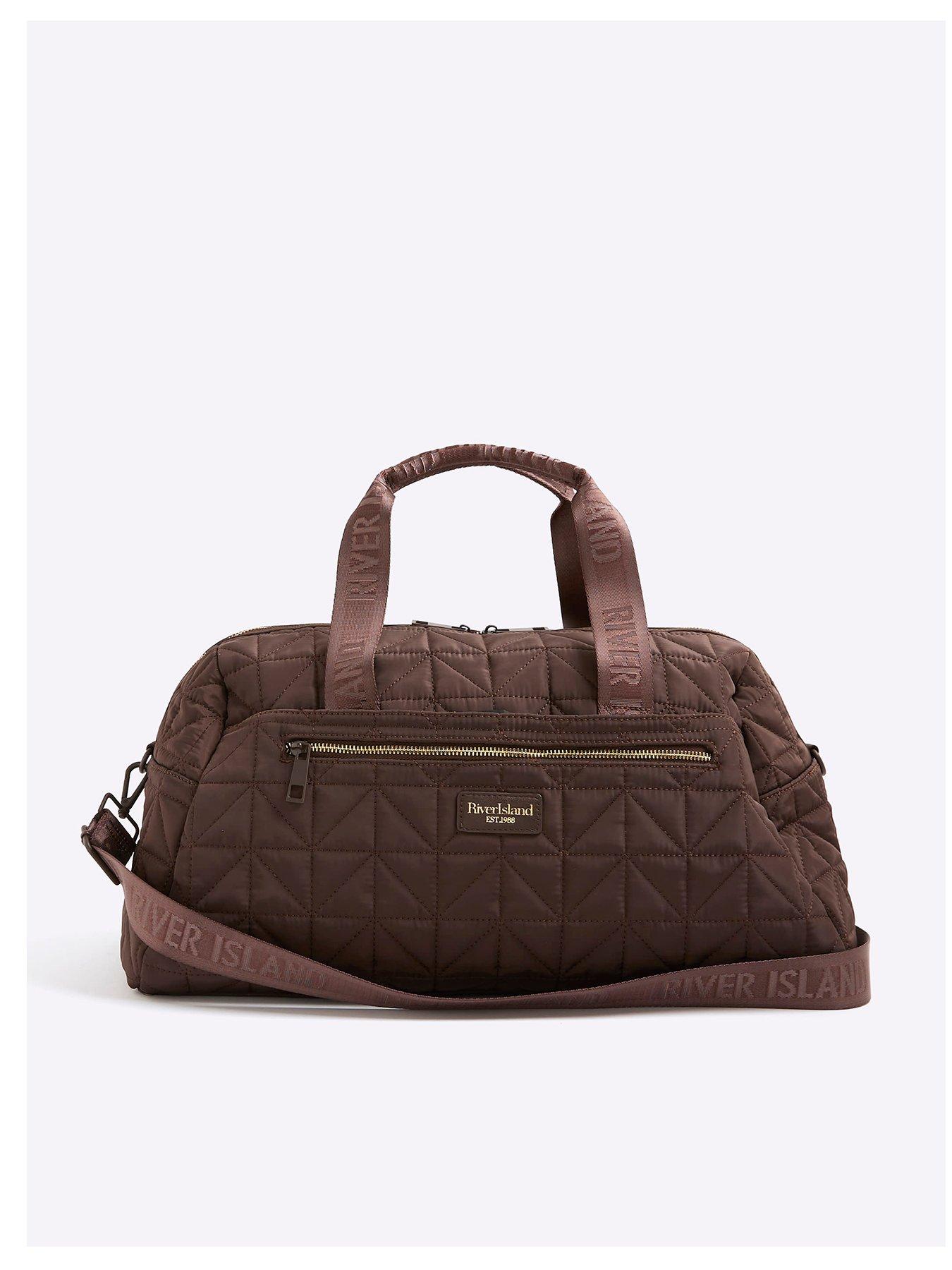 undefined Quilted Holdall Bag - Brown