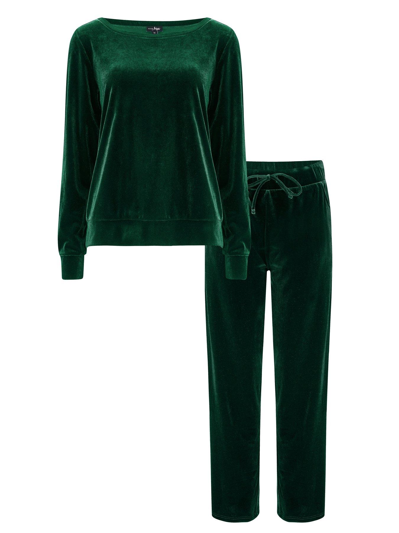 Image 4 of 4 of Pour Moi Velour Lounge Pyjama Set
