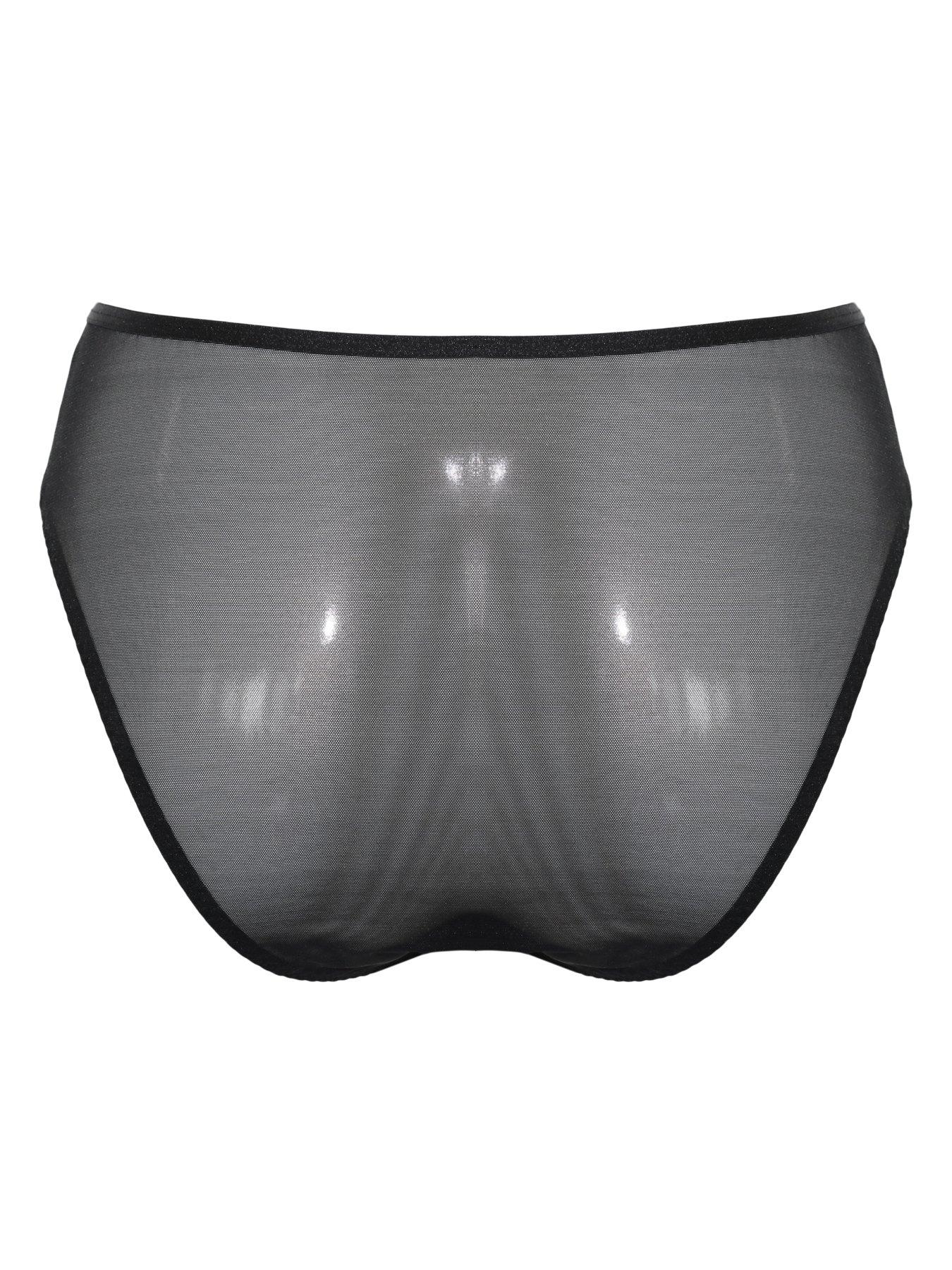 Image 4 of 4 of Pour Moi India Bold Floral High Leg Midi Brief