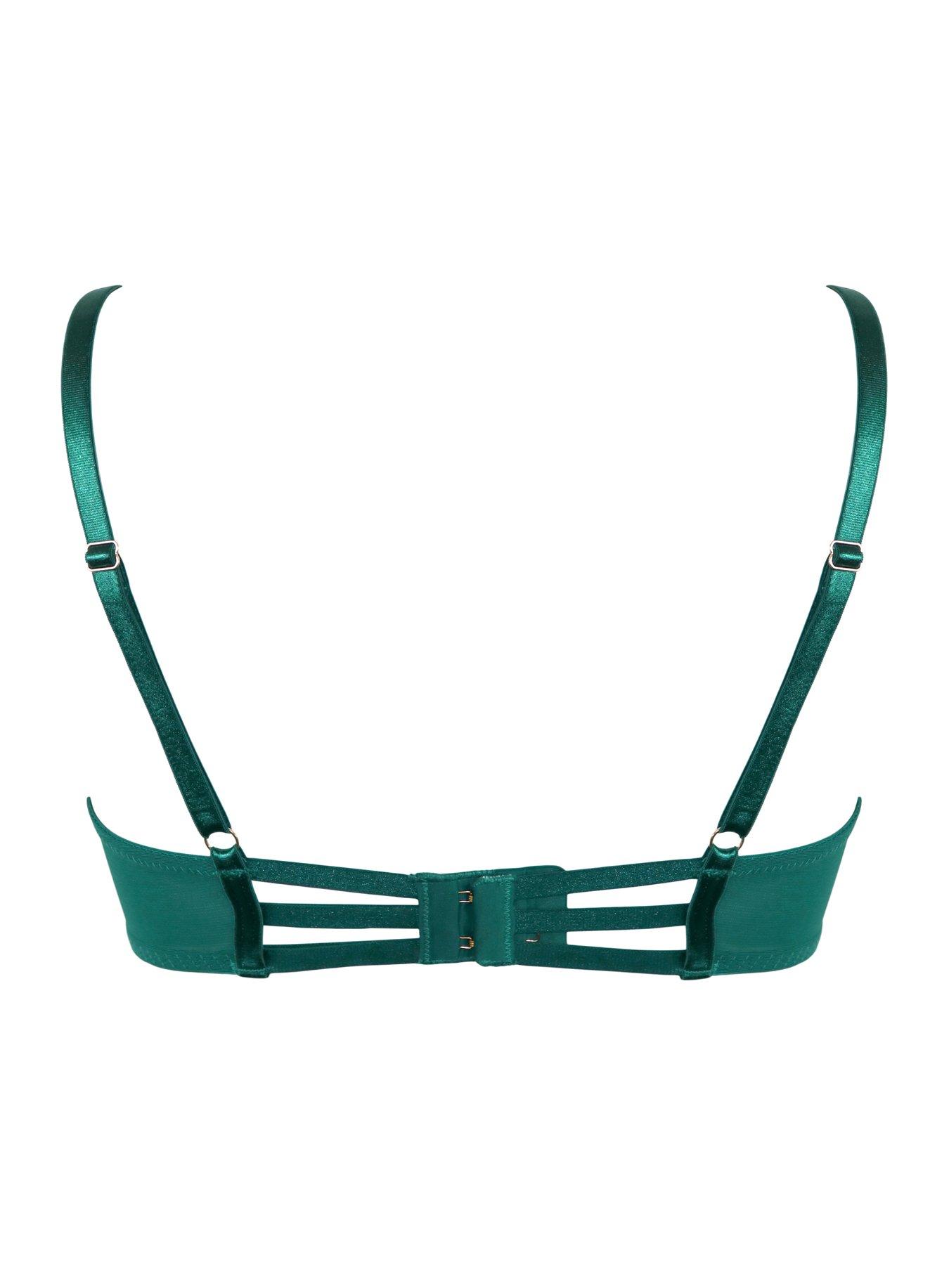  image of pour-moi-india-bold-floral-embroidery-non-padded-bra-b-g