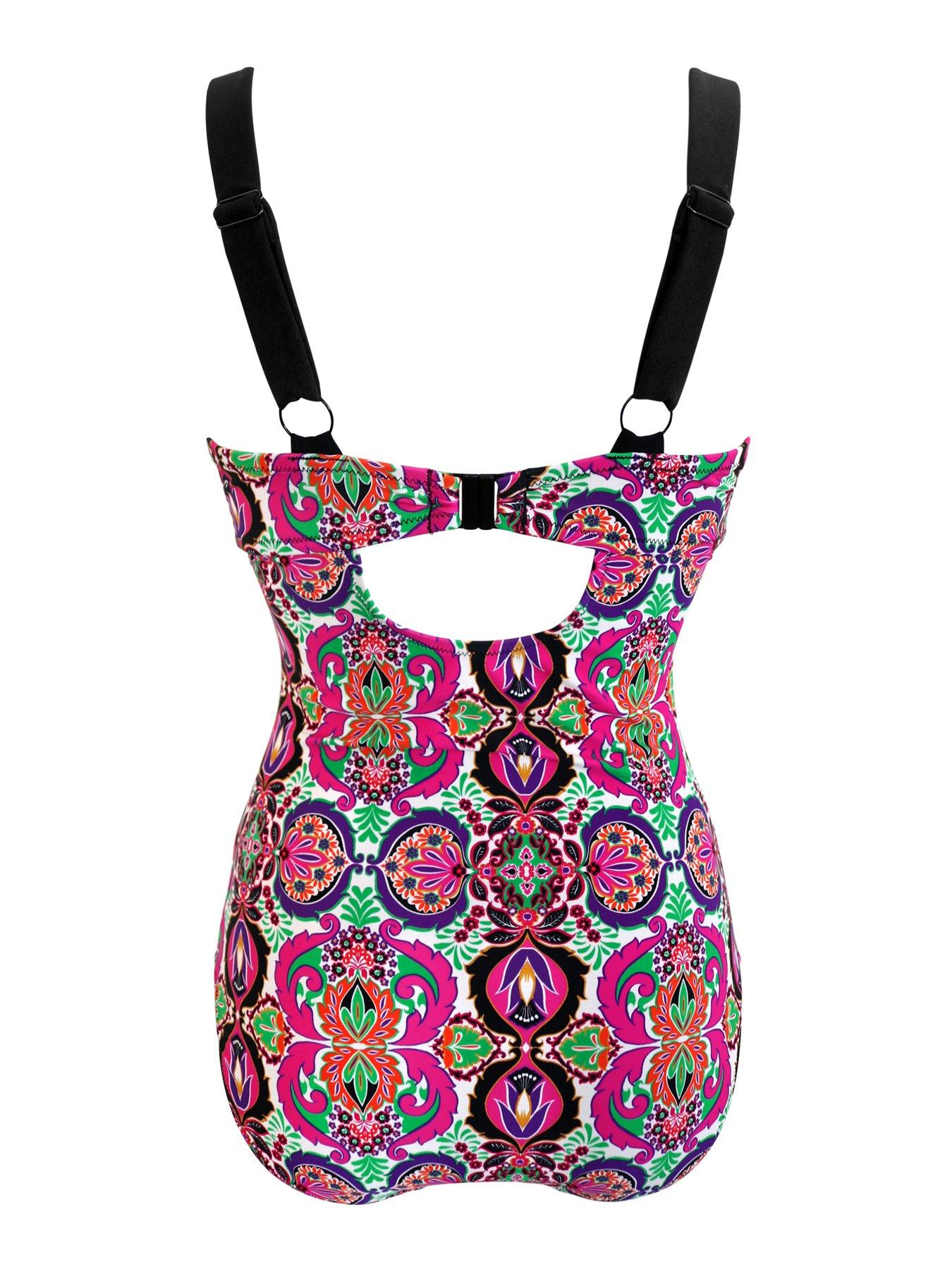  image of pour-moi-maldives-lightly-padded-underwired-control-swimsuit