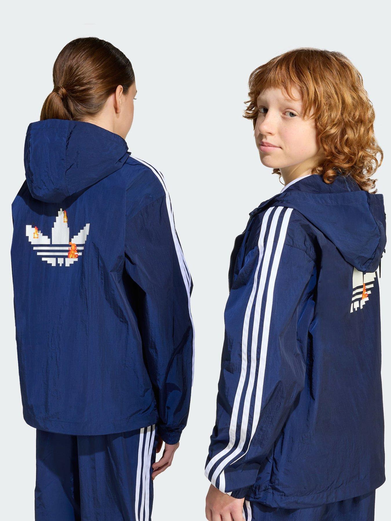 Image 2 of 5 of adidas Originals X Minecraft Windbreaker Kids
