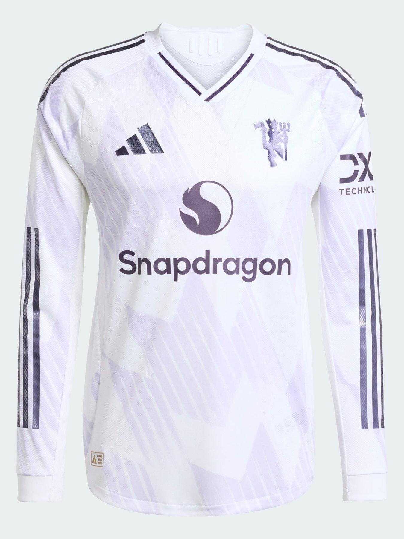 Image 5 of 6 of adidas Manchester United 25/26 Long Sleeve Away Authentic Jersey