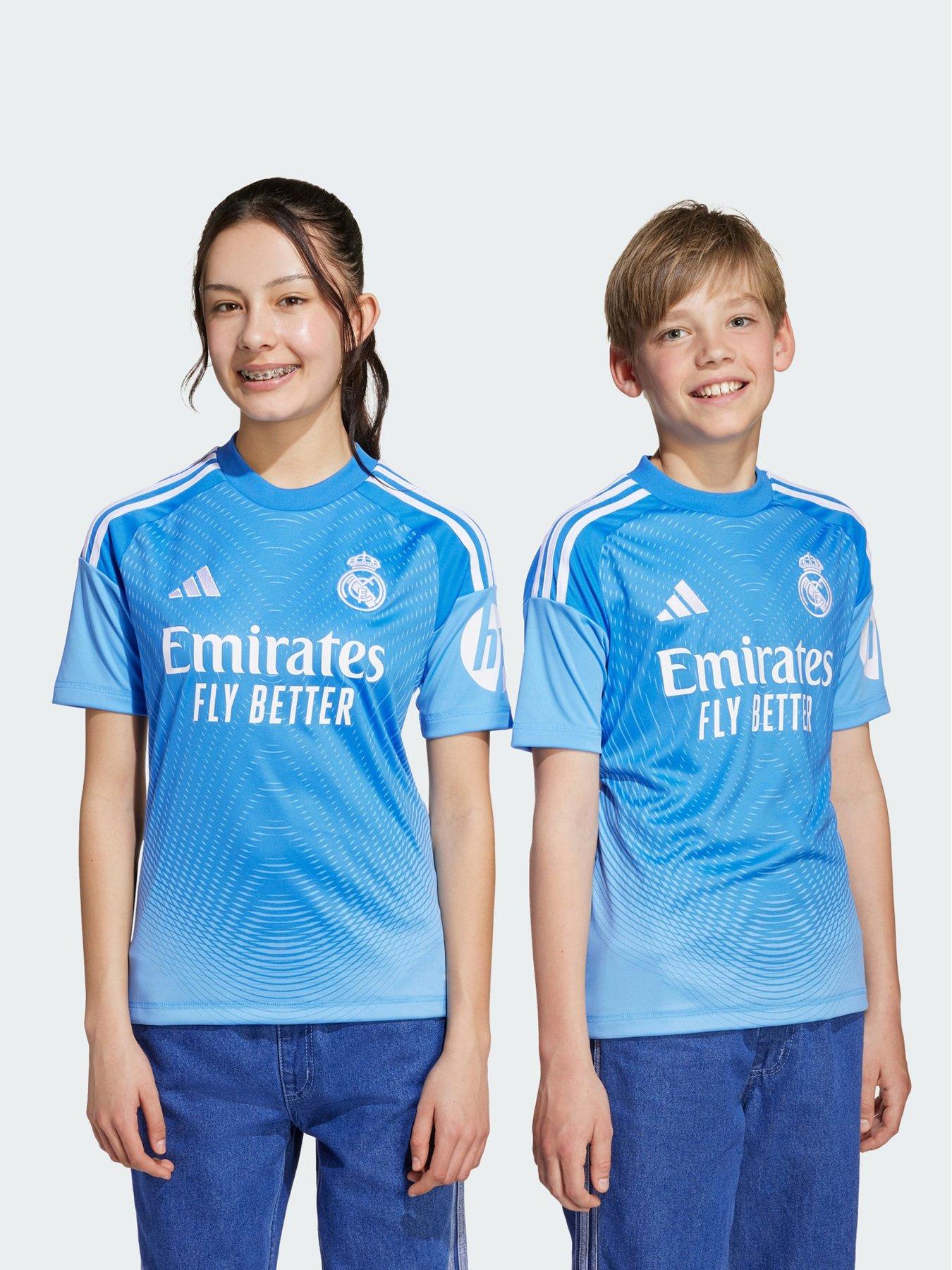 adidas Real Madrid 25/26 Home Goalkeeper Jersey Kids