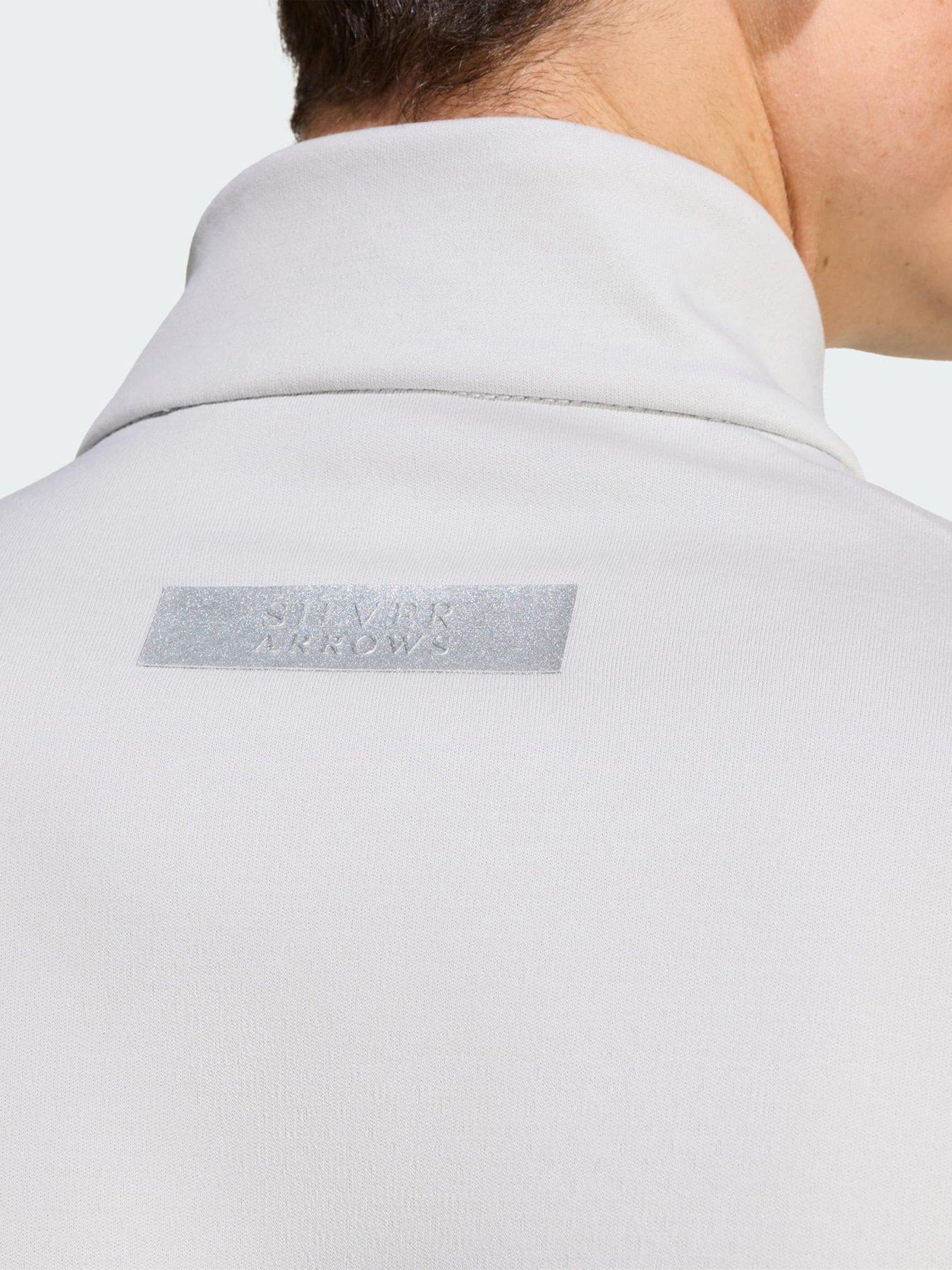  image of adidas-mercedes-amg-petronas-formula-one-team-silver-arrows-half-zip