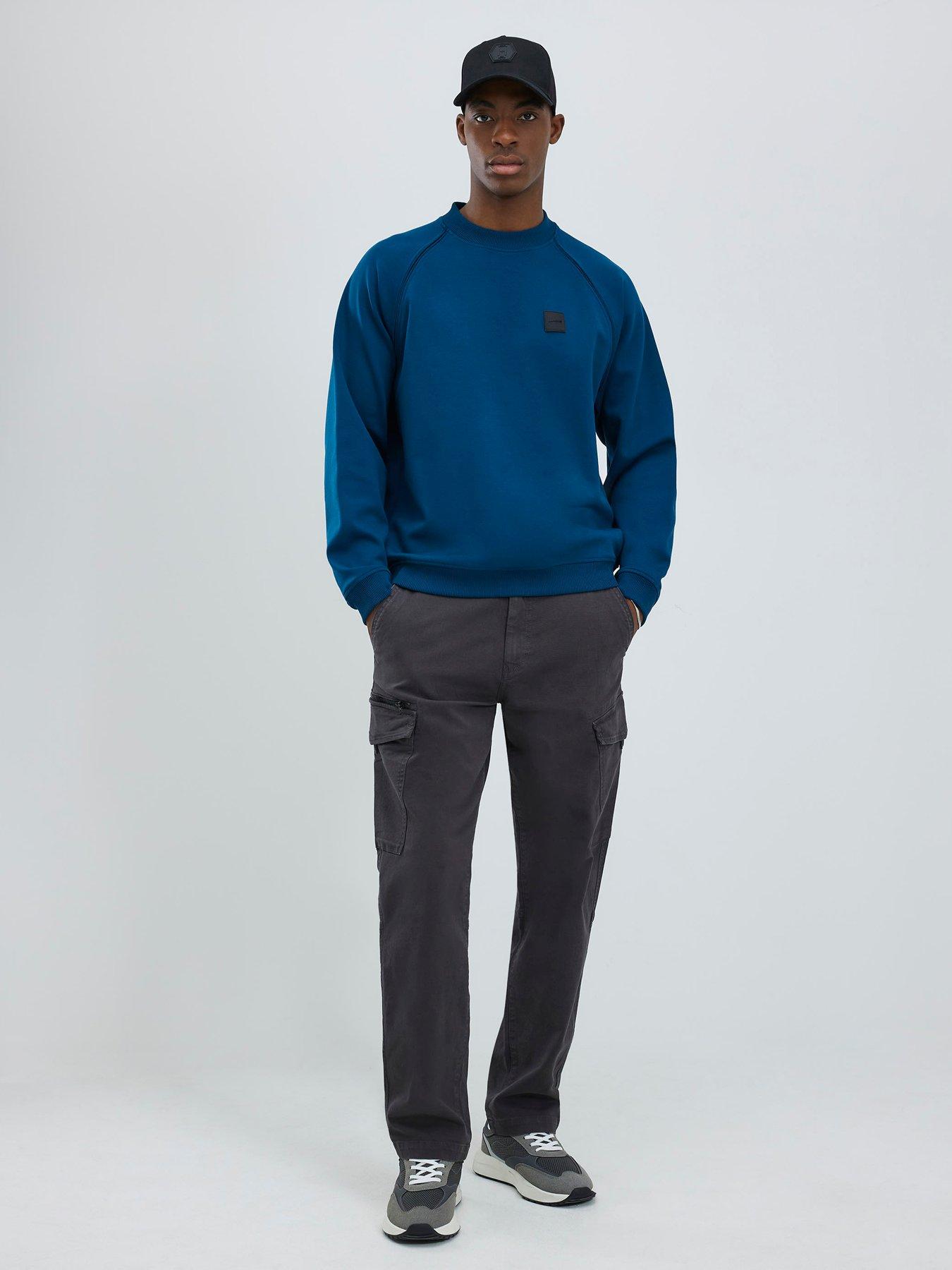 River Island Regular Fit Luminus Sweatshirt - Blue
