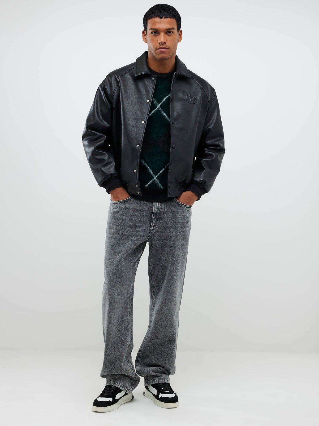  image of river-island-loose-fit-jeans-grey