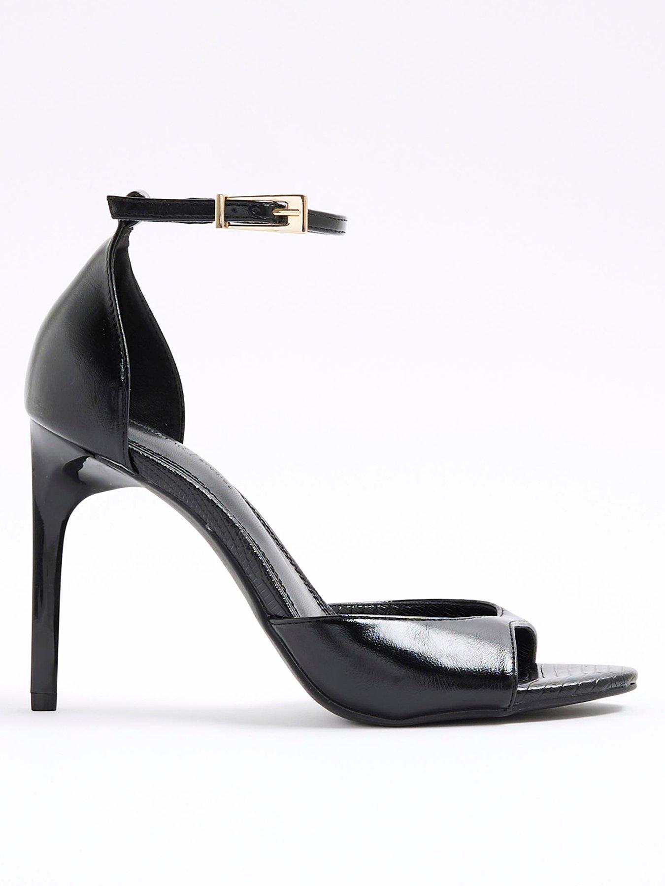 Image 2 of 5 of River Island Closed Back Heels - Black