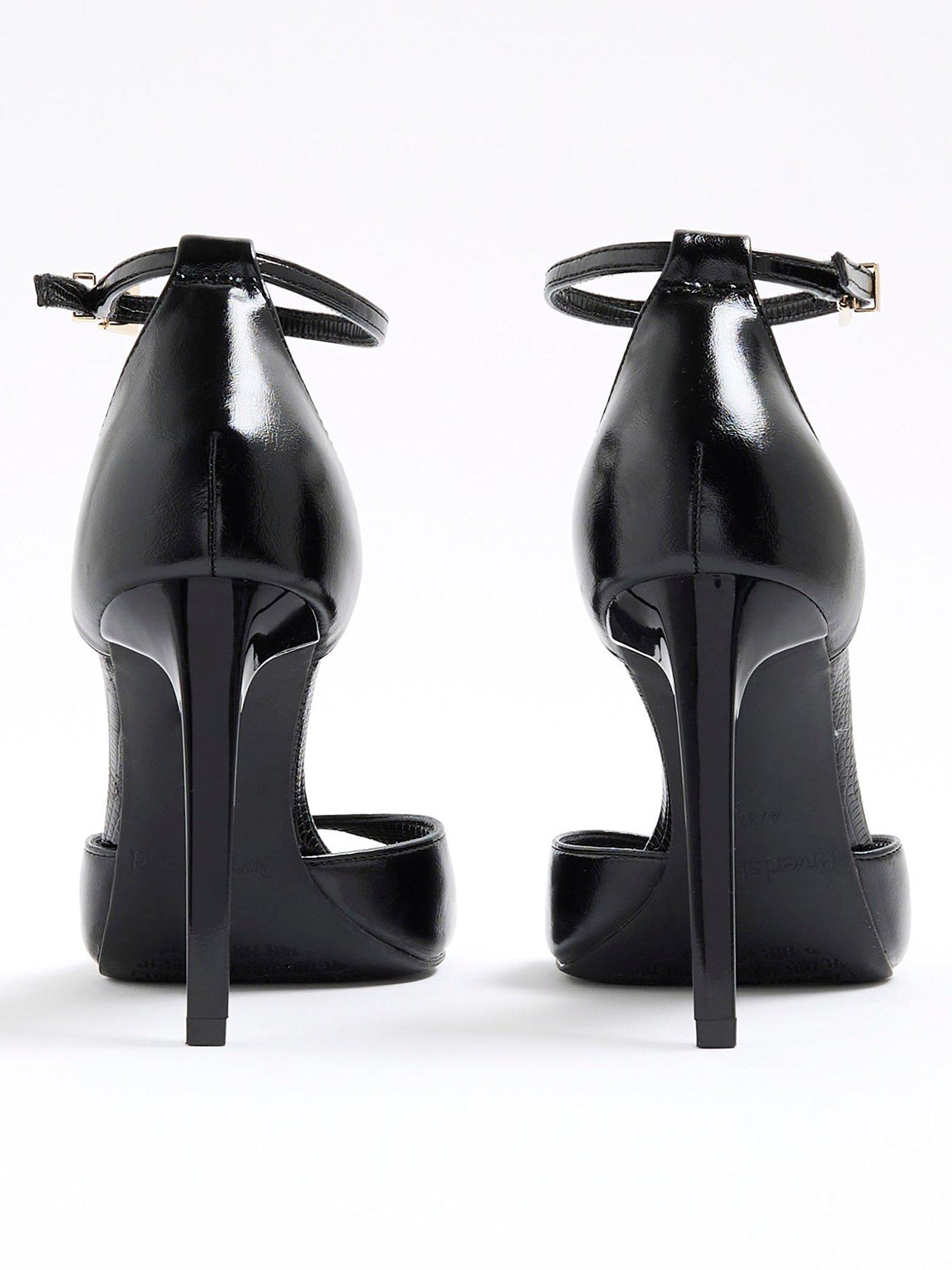 Image 4 of 5 of River Island Closed Back Heels - Black