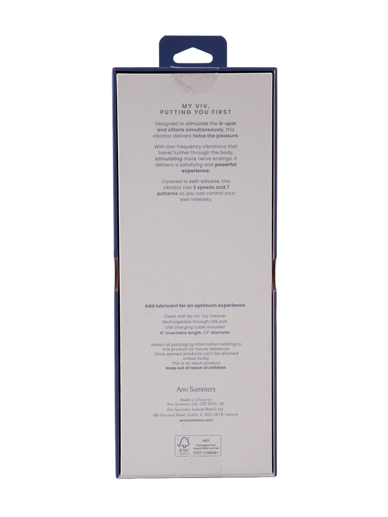  image of ann-summers-my-viv-rechargeable-rabbit-vibrator