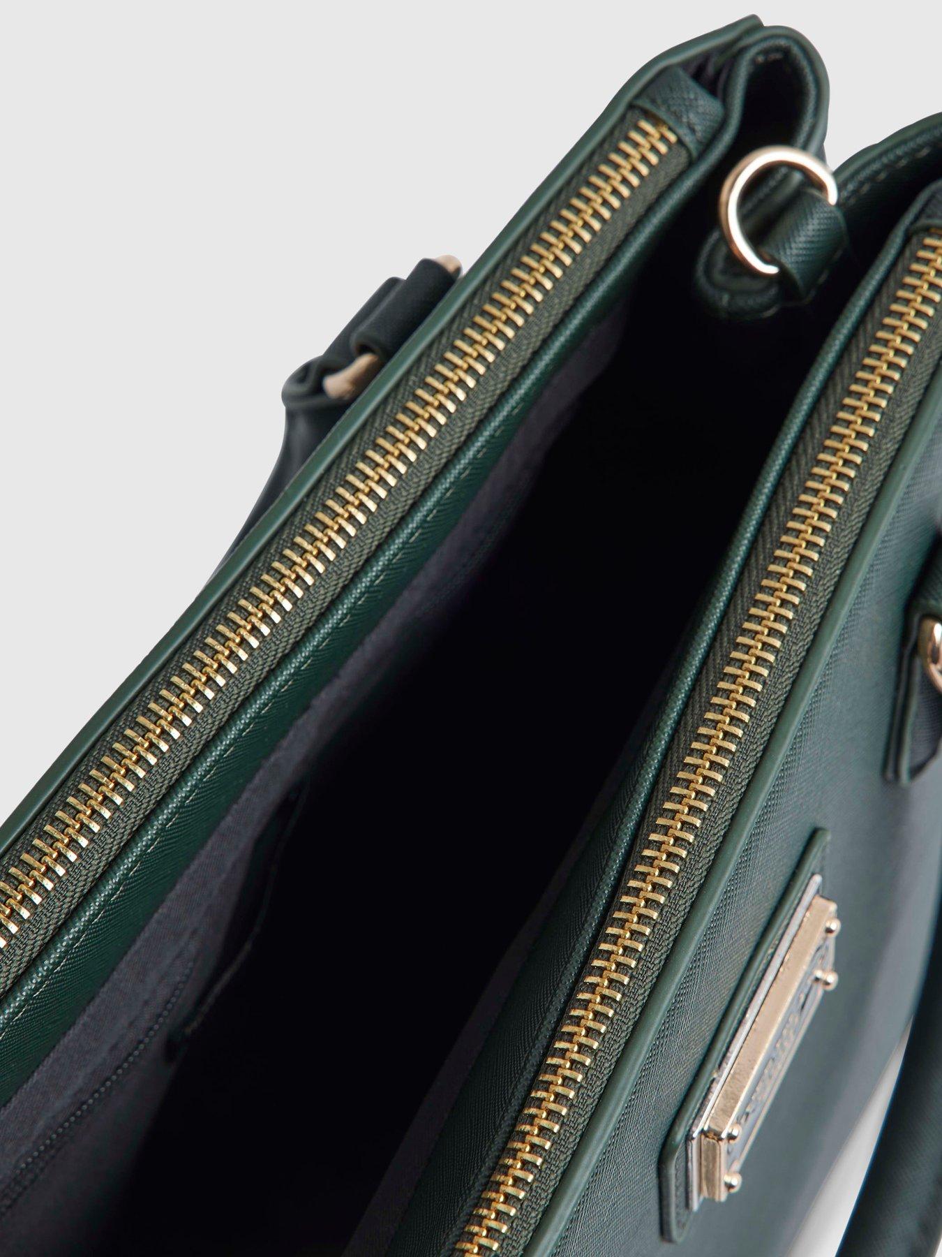  image of river-island-ri-monogram-tote-bag-green