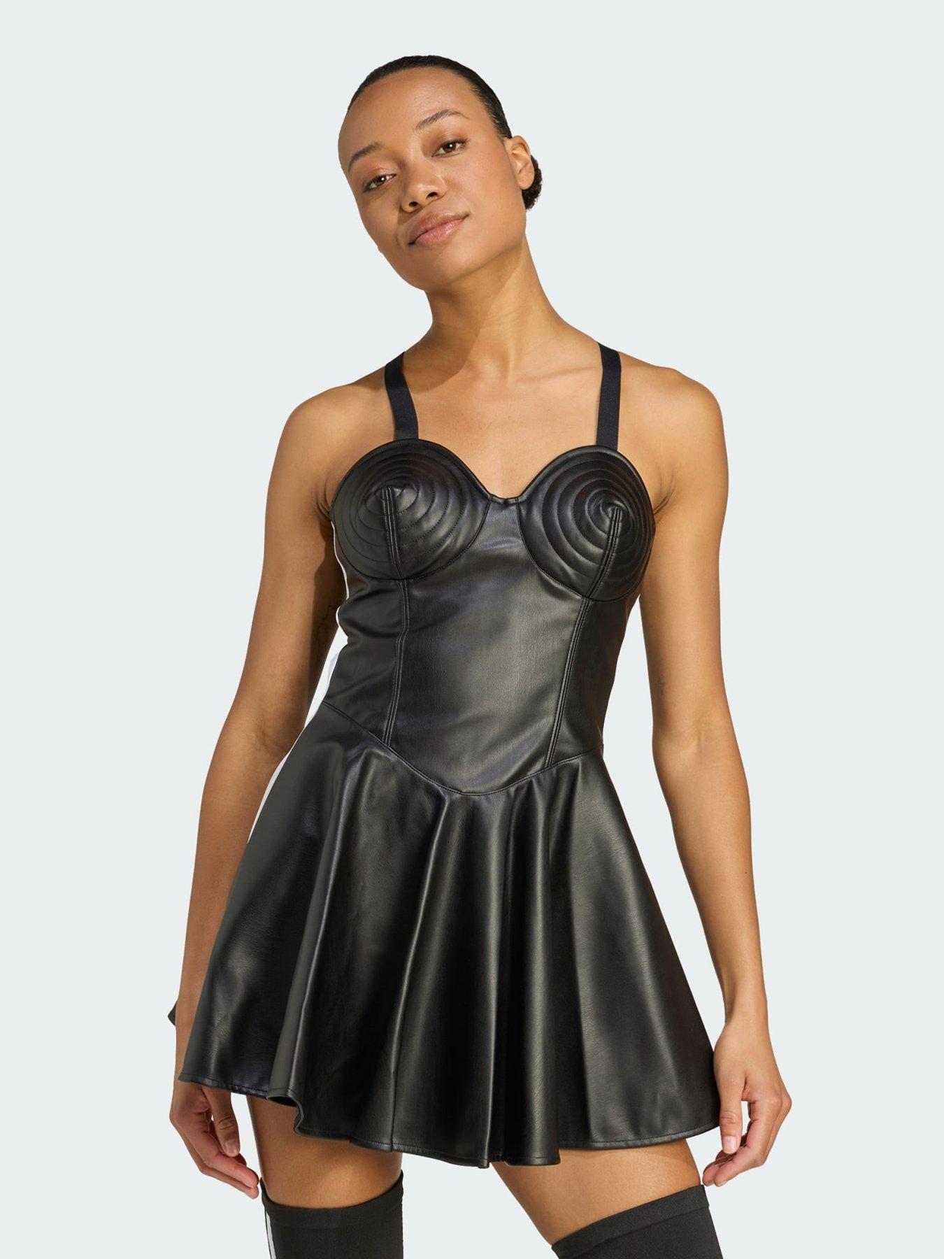 adidas Originals adidas x Jeremy Scott Faux-Leather Dress