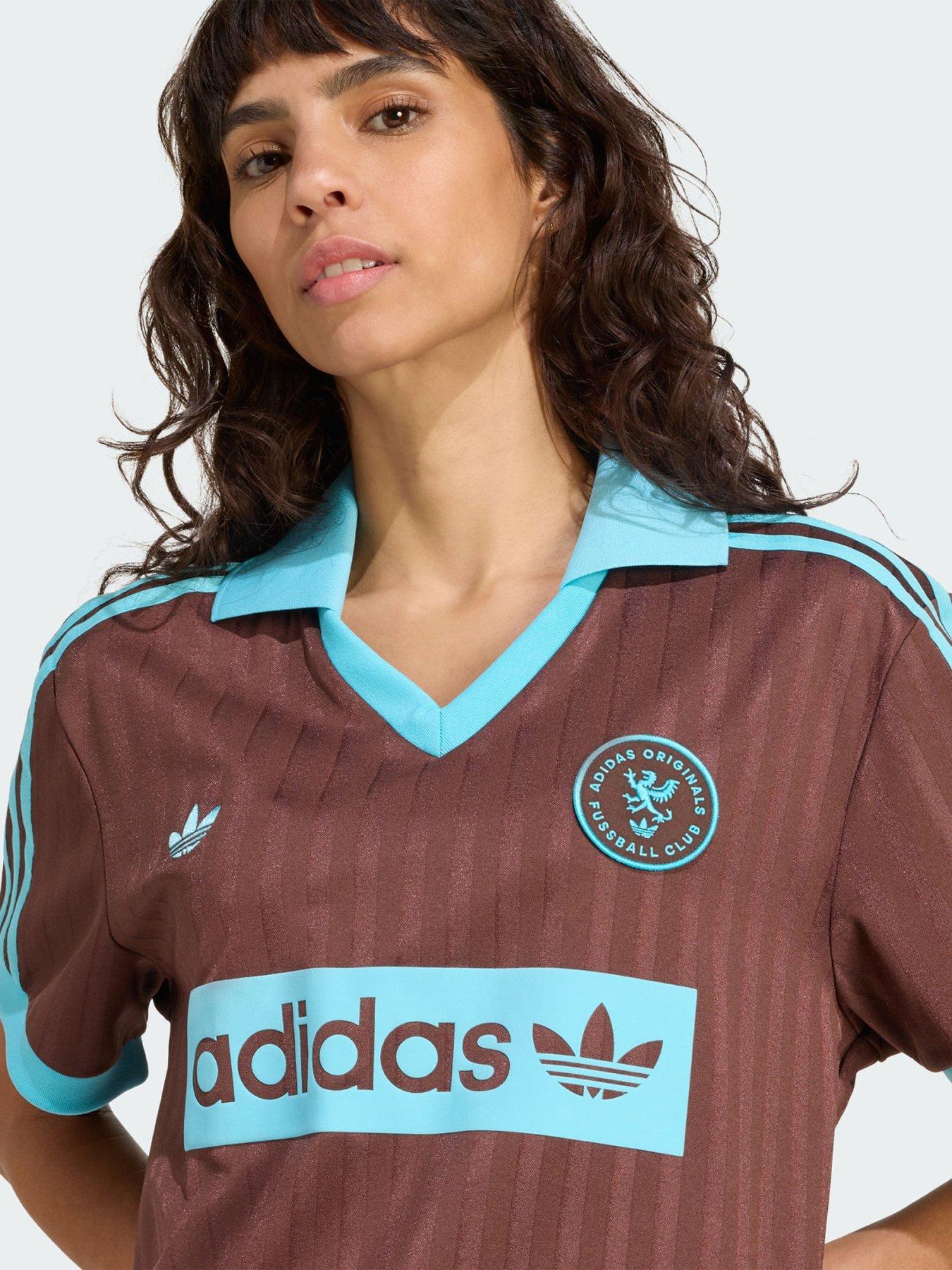 Image 3 of 5 of adidas Originals Graphic Football-Inspired Jersey
