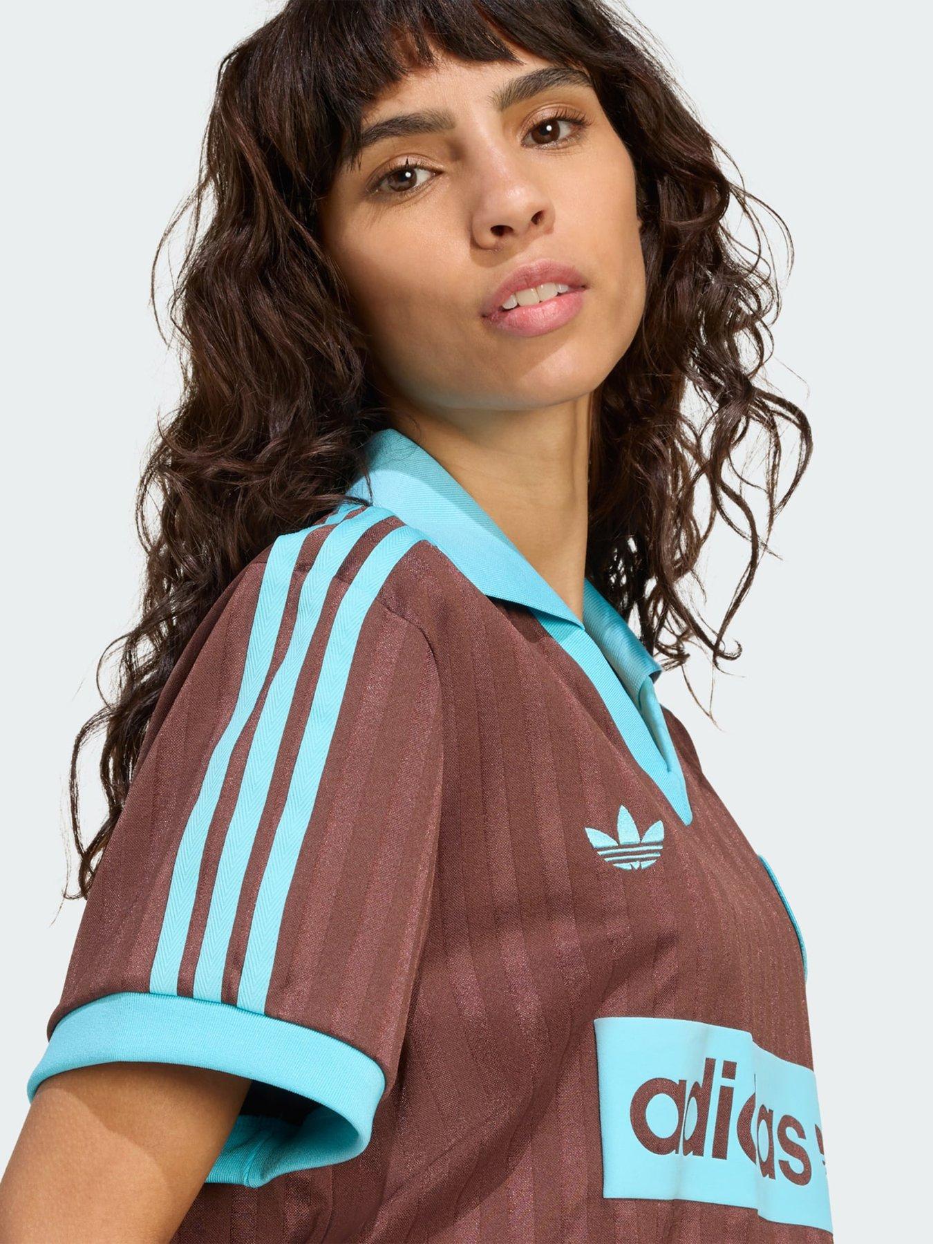 Image 4 of 5 of adidas Originals Graphic Football-Inspired Jersey