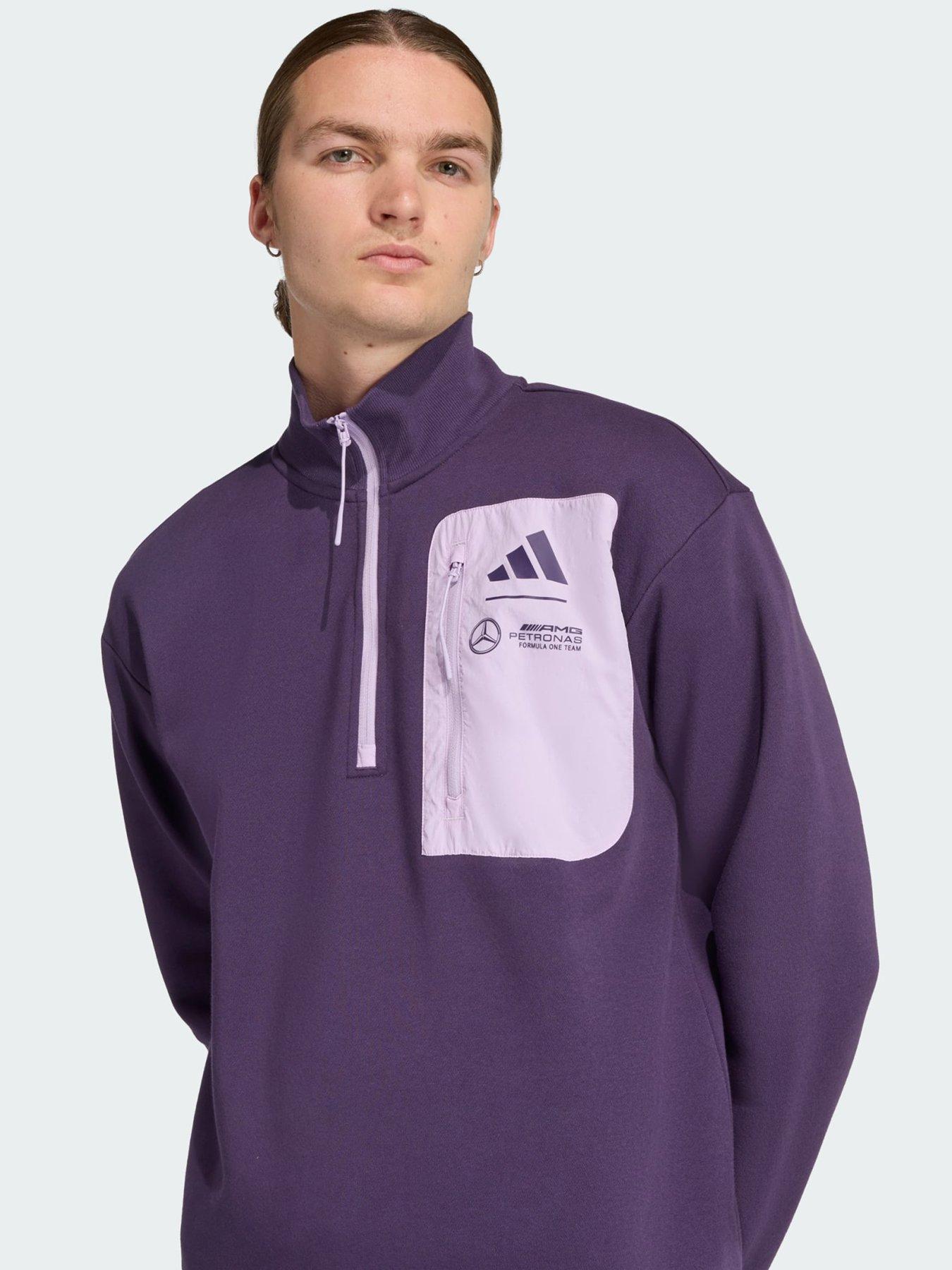  image of adidas-mercedes-amg-petronas-formula-one-team-premium-woven-fleece-top