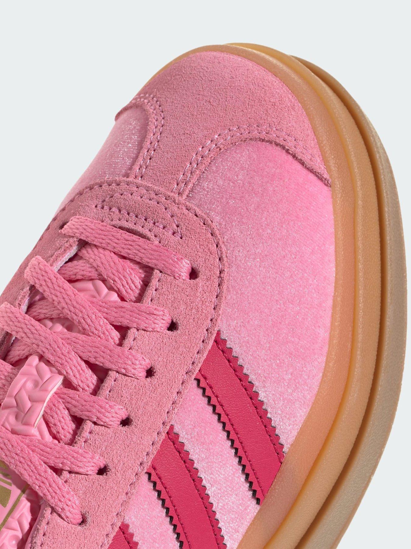adidas gazelle silver green womens Women's Adidas Gazelle Bold "Clear Pink Gum"  The Closet Inc