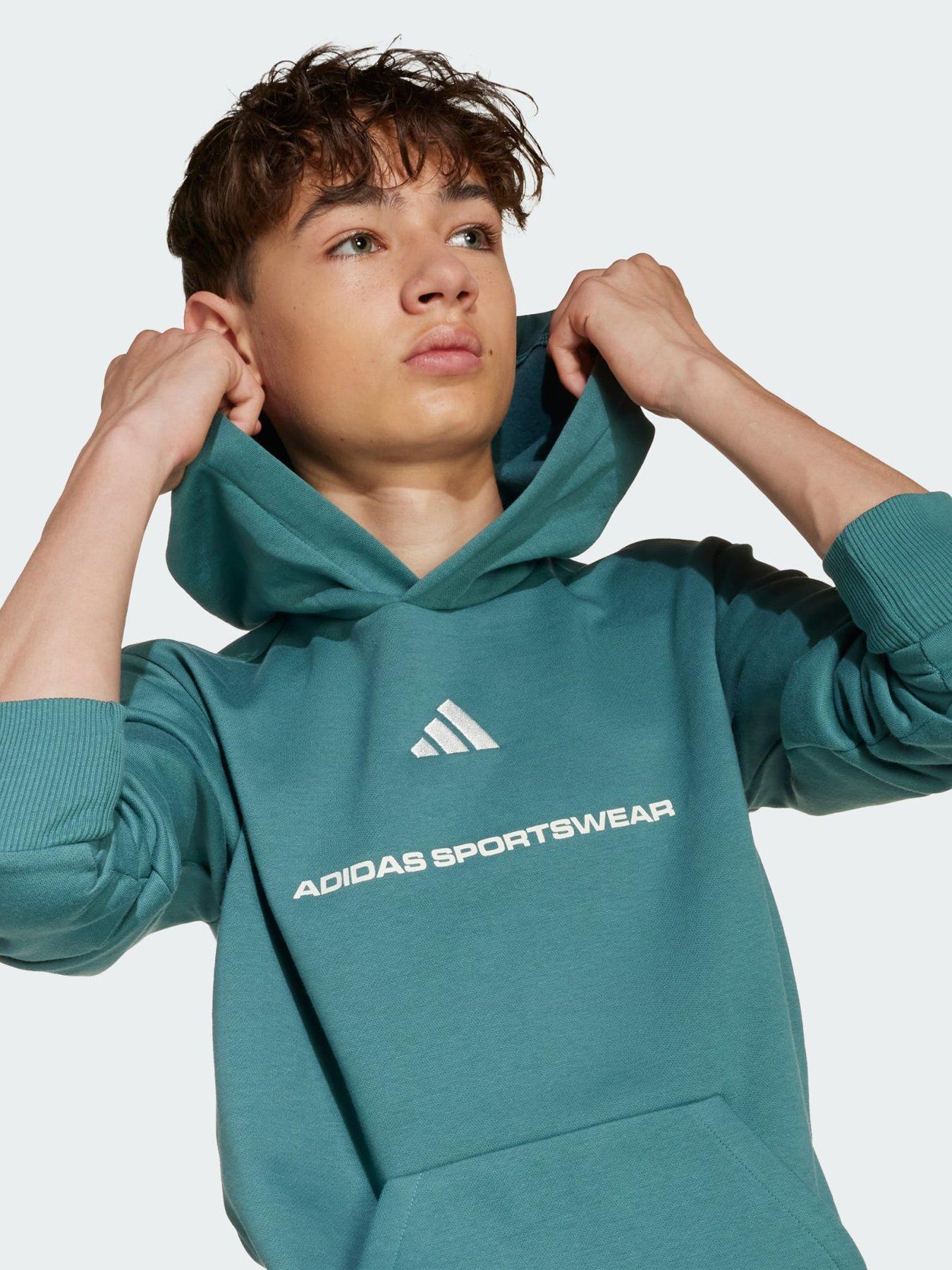 Image 5 of 5 of adidas Slogan Fleece Hoodie