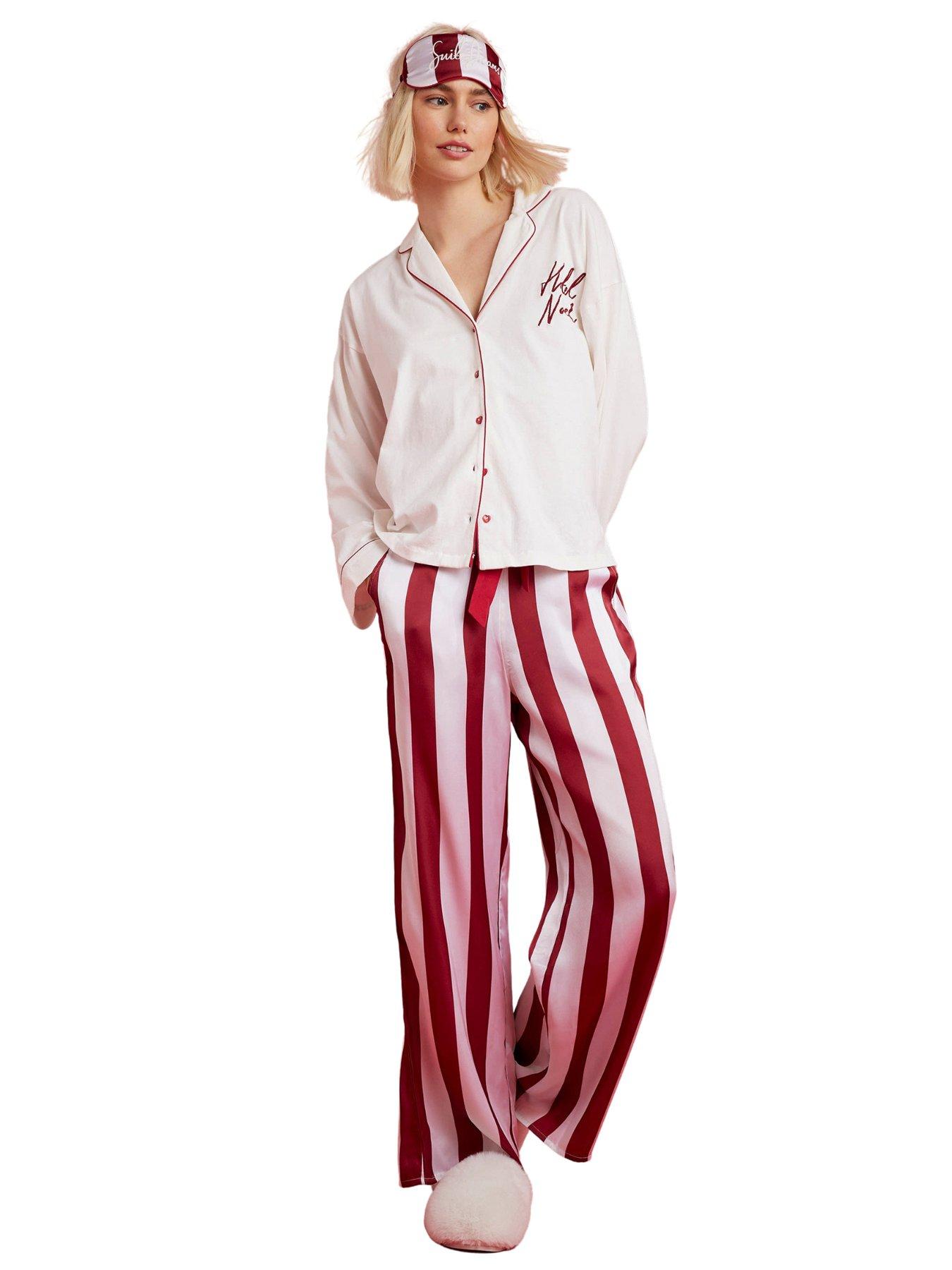 River Island Nephthys Suite Dreams Pyjama Set - Cream