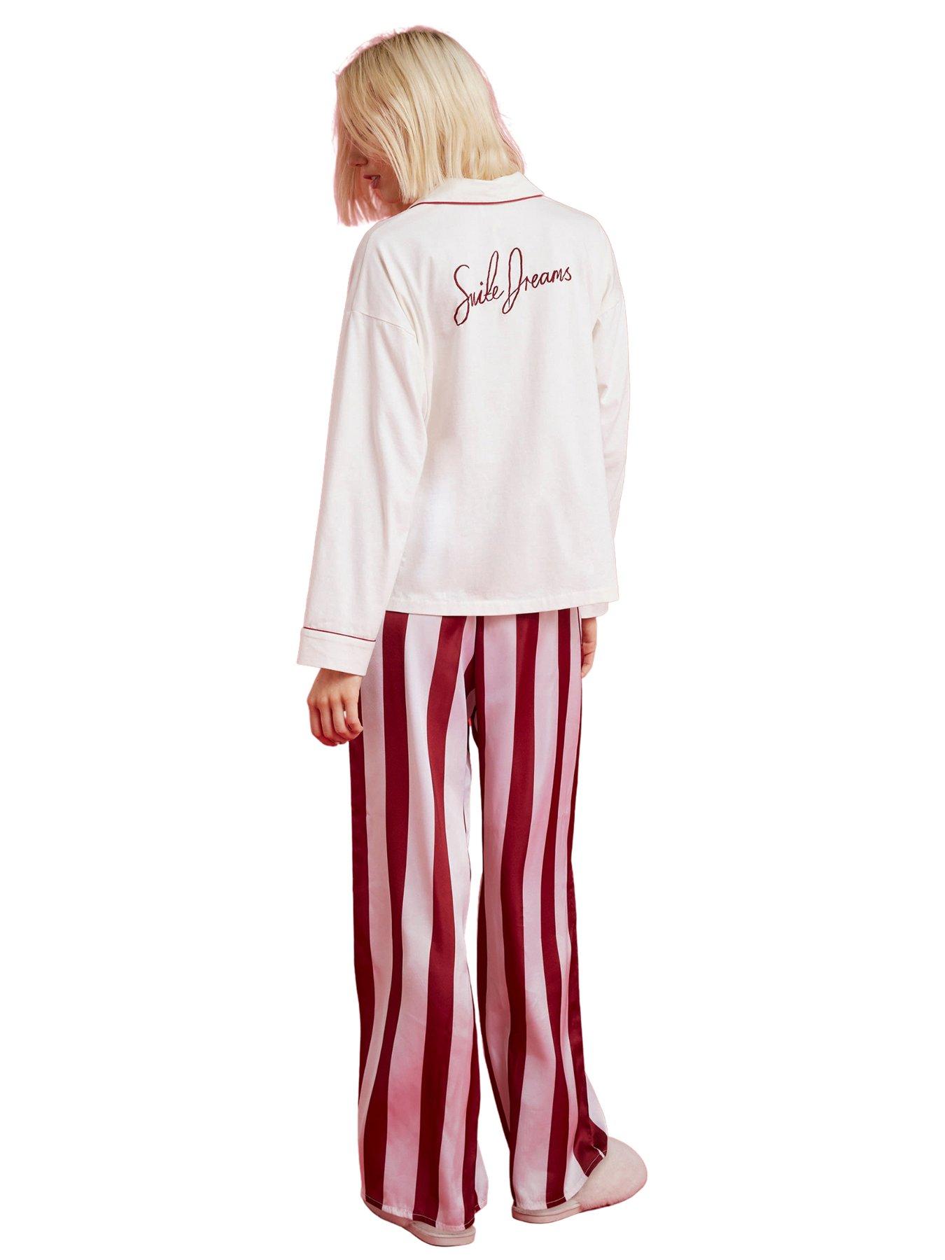  image of river-island-nephthys-suite-dreams-pyjama-set-cream