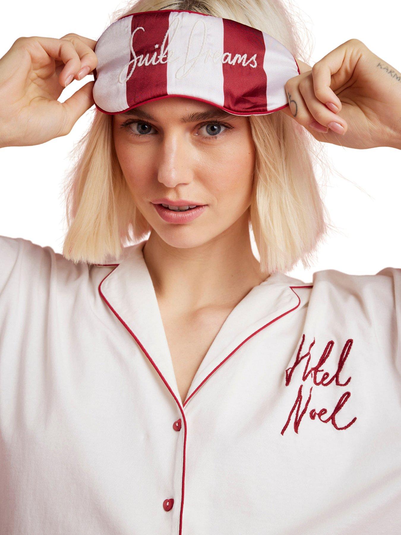  image of river-island-nephthys-suite-dreams-pyjama-set-cream