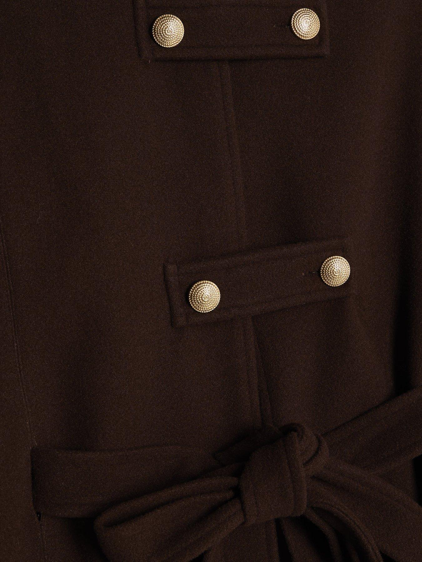  image of river-island-belted-cape-brown