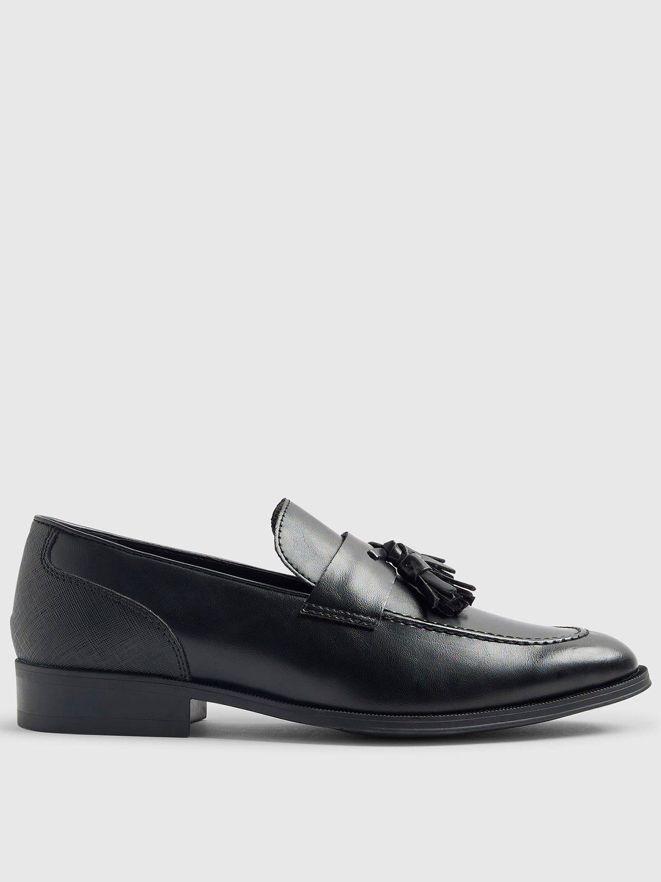  image of river-island-tassel-loafers-black