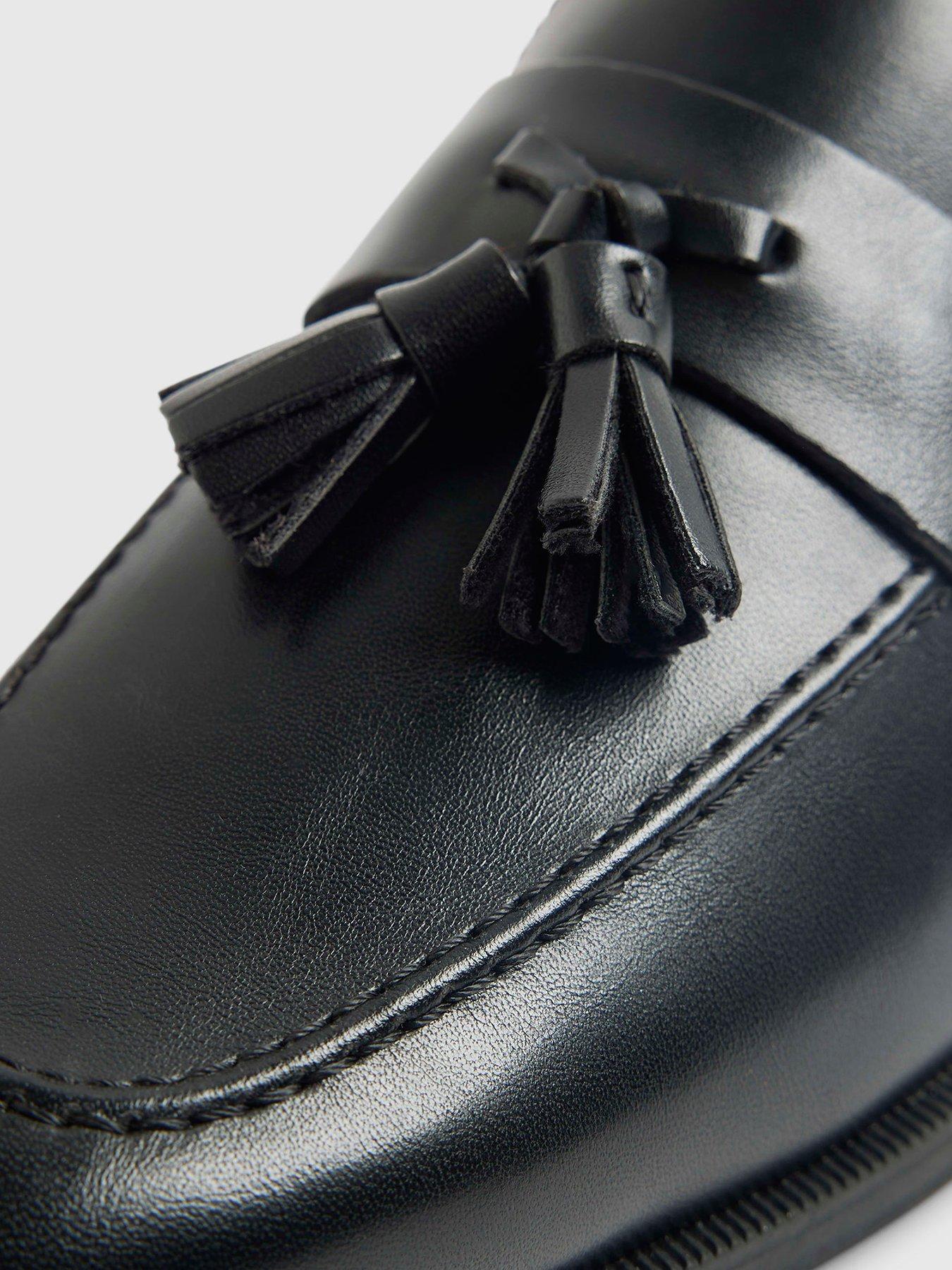  image of river-island-tassel-loafers-black