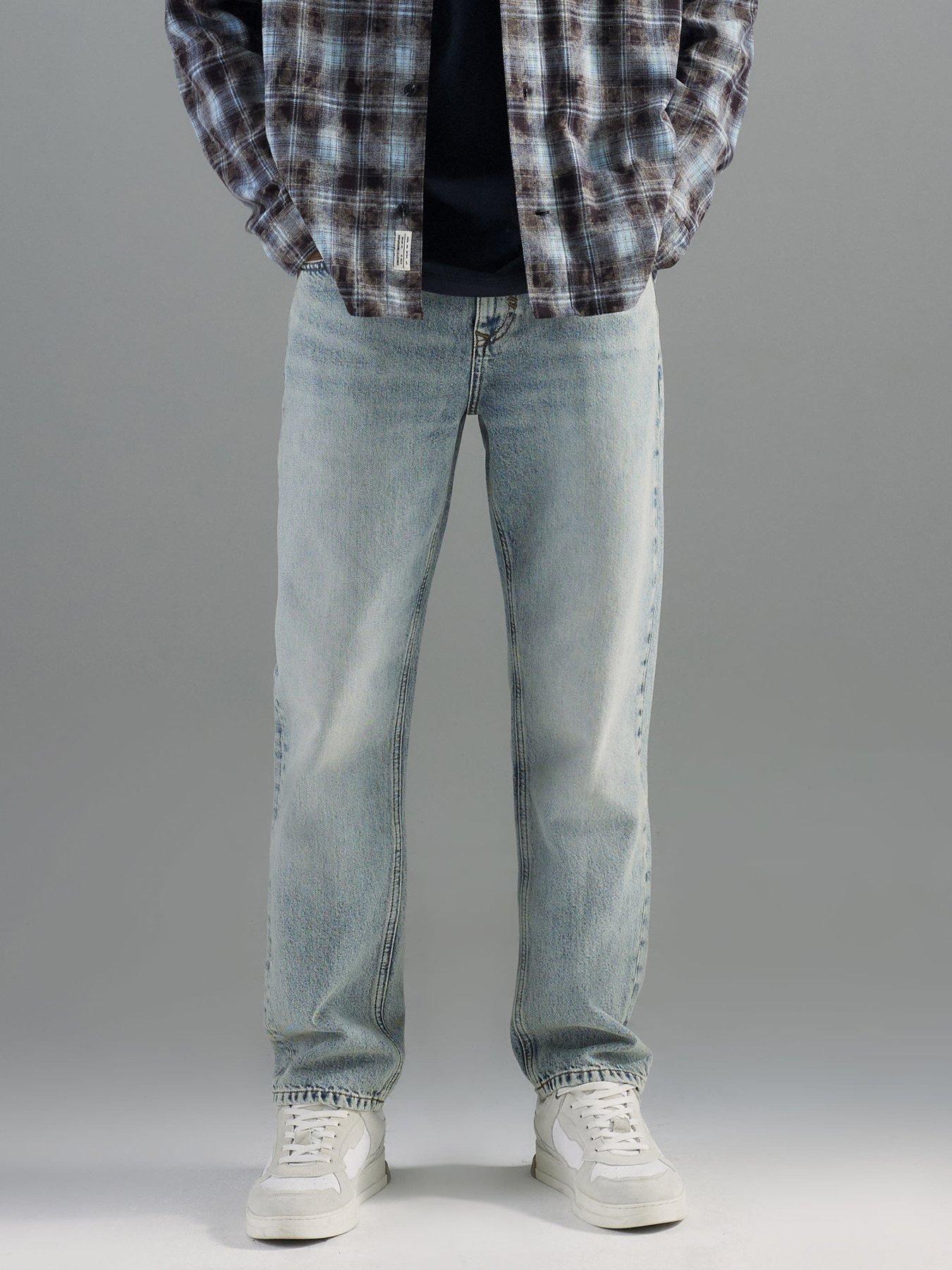 Image 2 of 4 of River Island Straight Leg Jeans - Blue