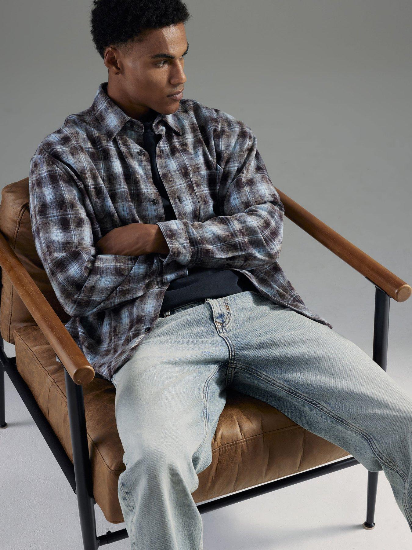 Image 3 of 4 of River Island Straight Leg Jeans - Blue