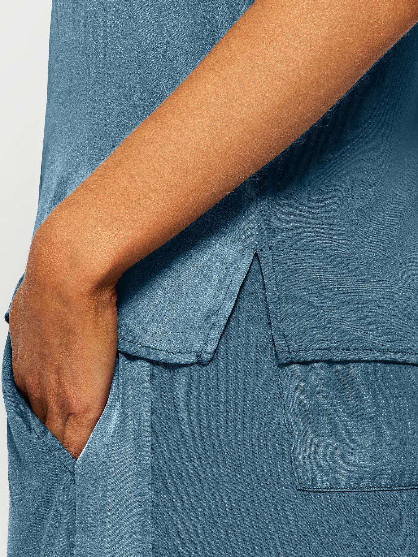  image of kbx-raye-satin-jersey-vest