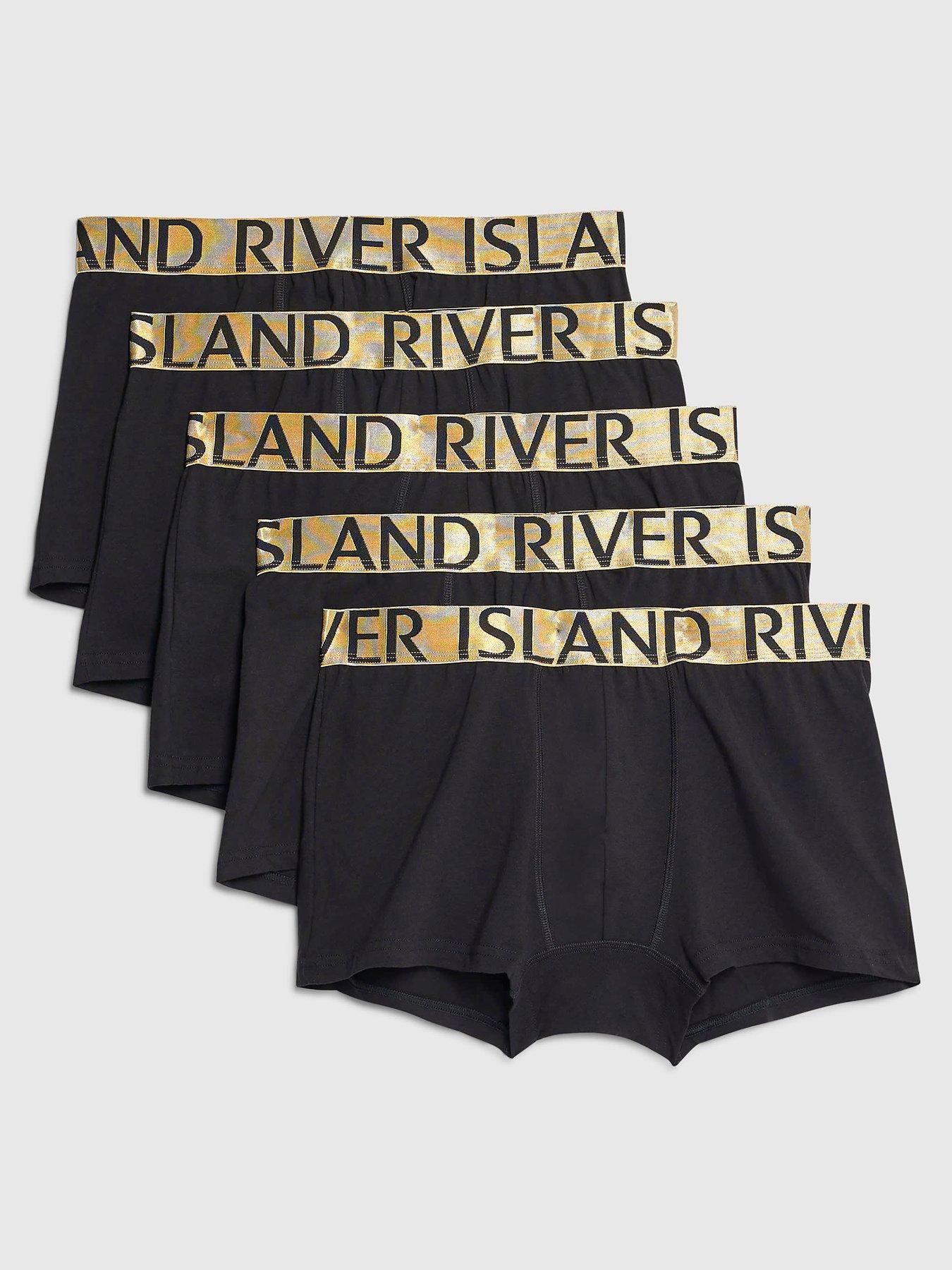 river-island-ri-pack-of-5-trunks-black