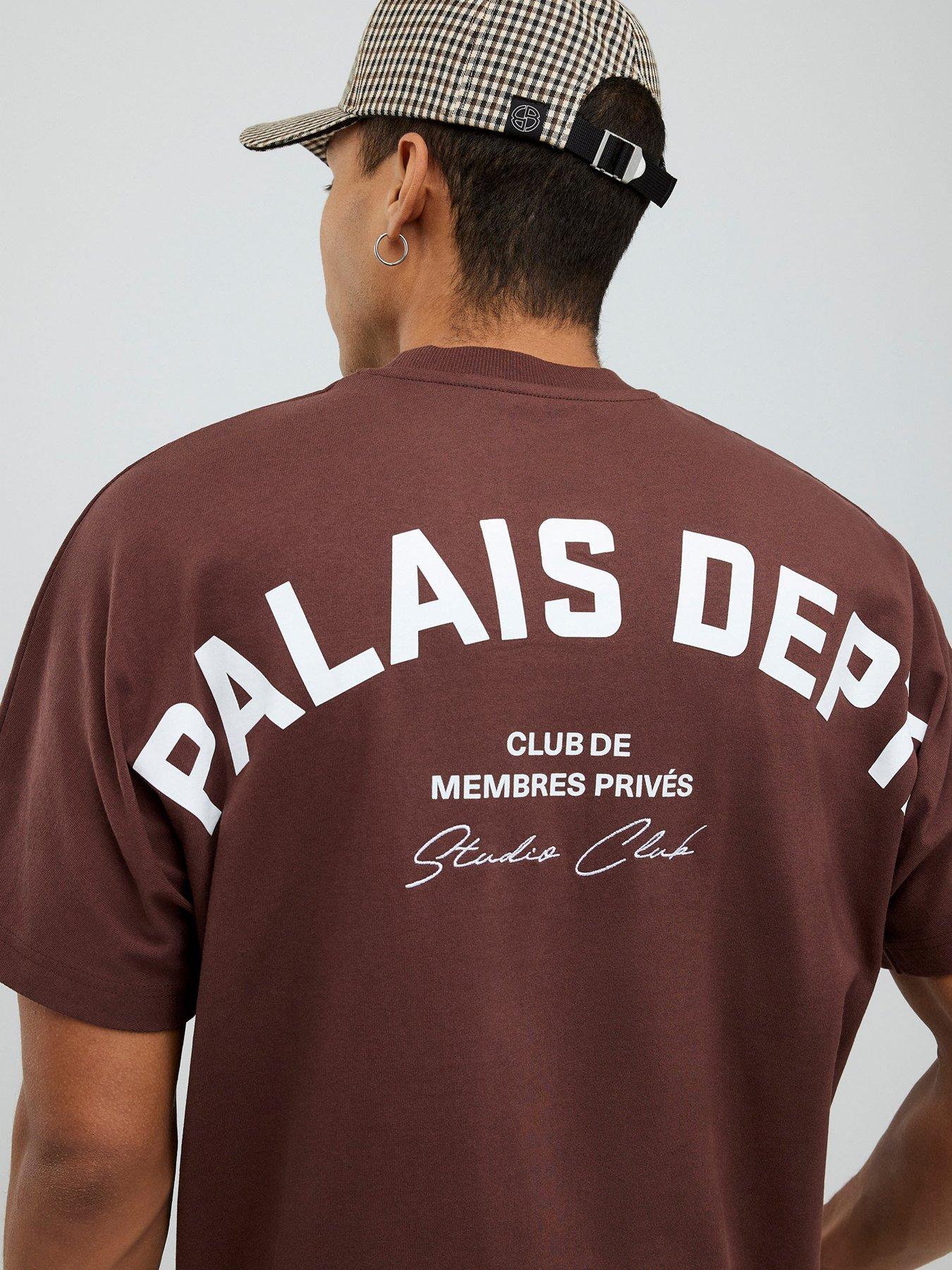 River Island Oversized Fit Palais Dept T-shirt - Brown