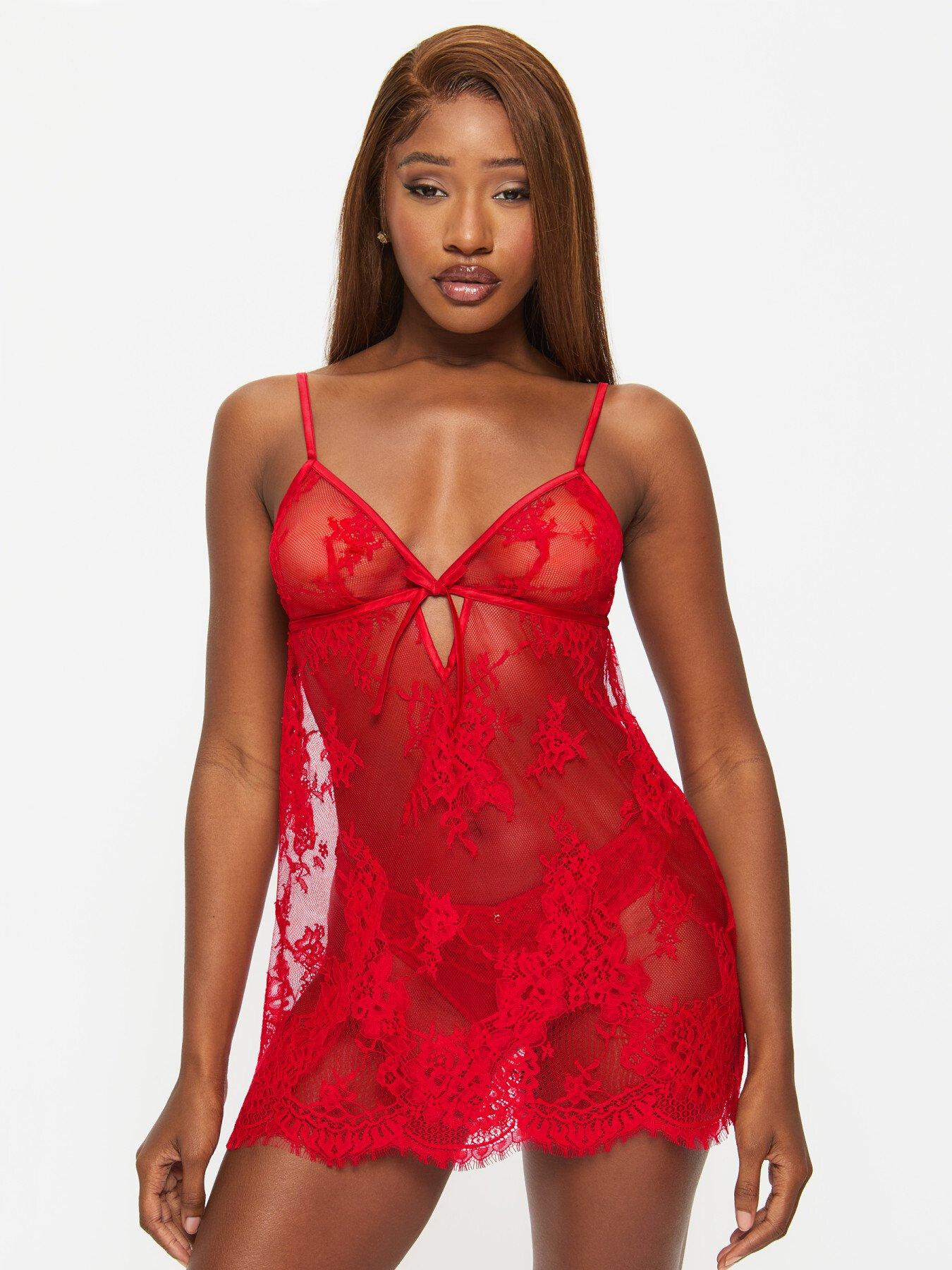 Image 1 of 5 of Ann Summers Availing All Over Lace Chemise