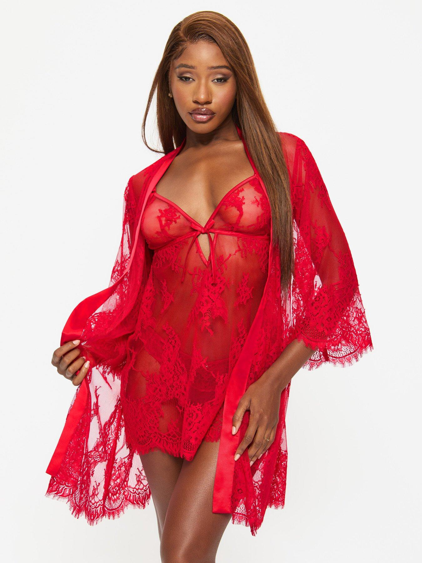 Image 3 of 5 of Ann Summers Availing All Over Lace Chemise