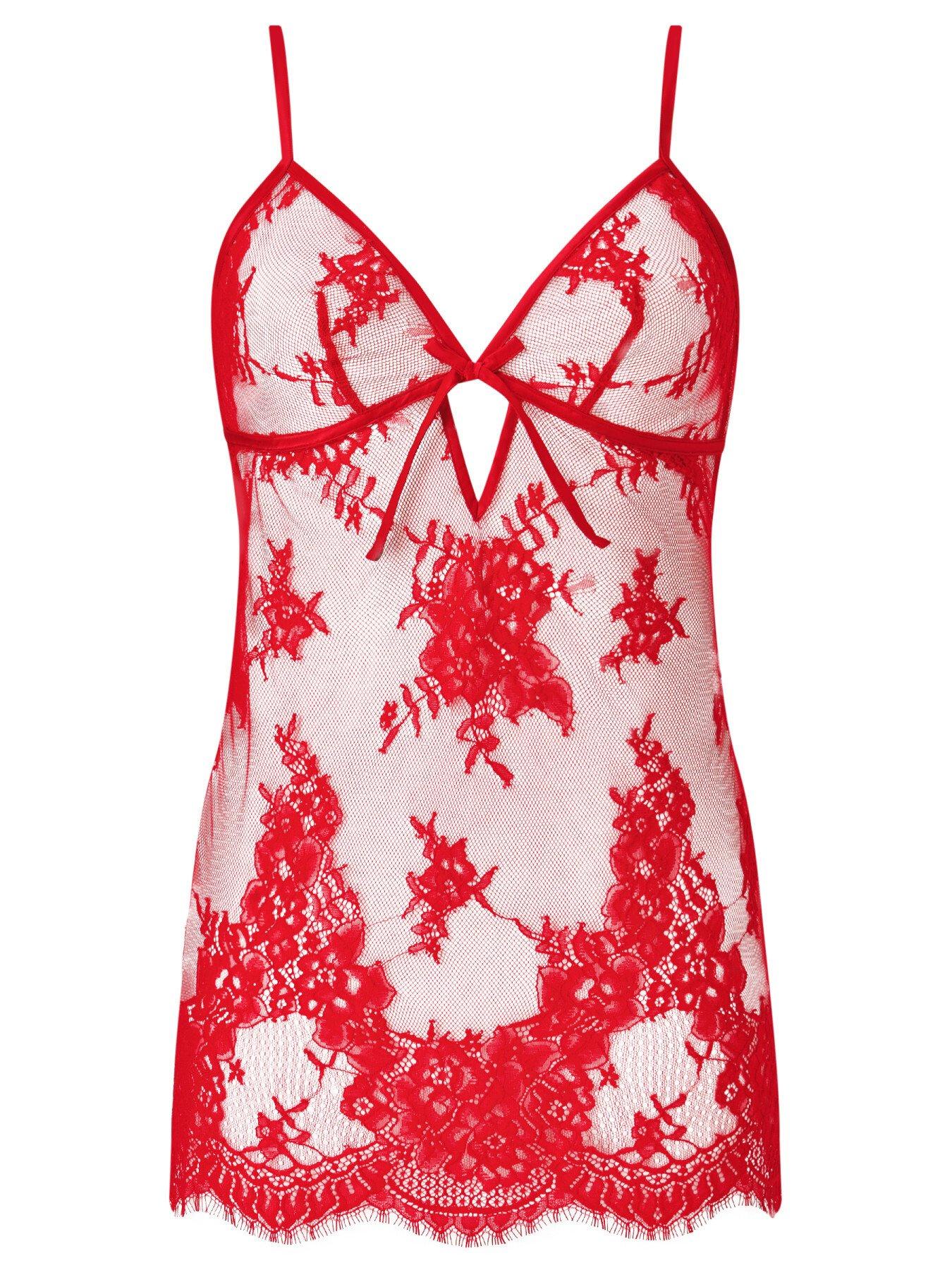 Image 5 of 5 of Ann Summers Availing All Over Lace Chemise
