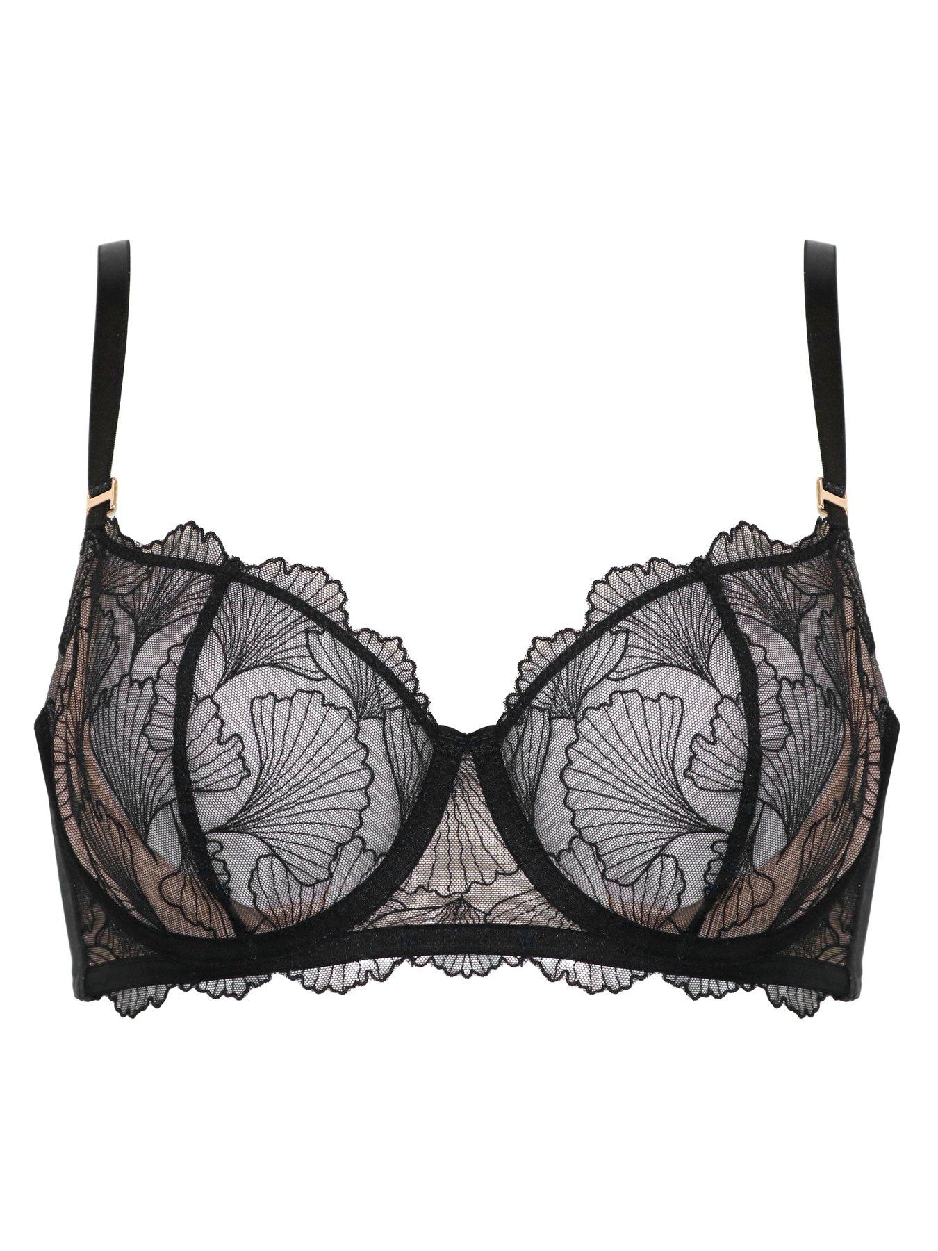 Image 3 of 4 of Pour Moi Ember Embroidered Non-Padded Underwired Bra