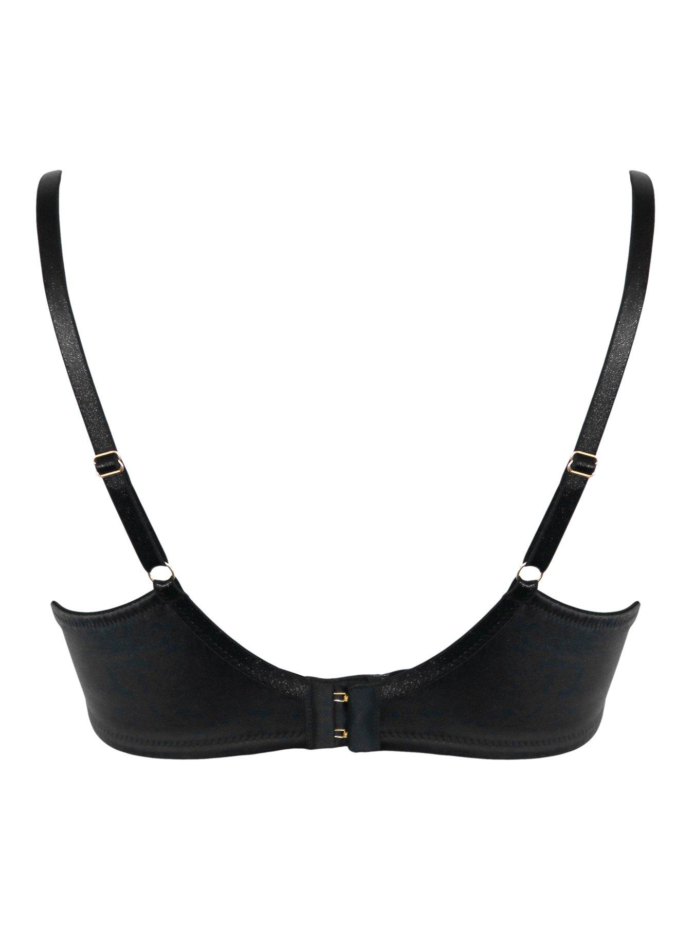 Image 4 of 4 of Pour Moi Ember Embroidered Non-Padded Underwired Bra