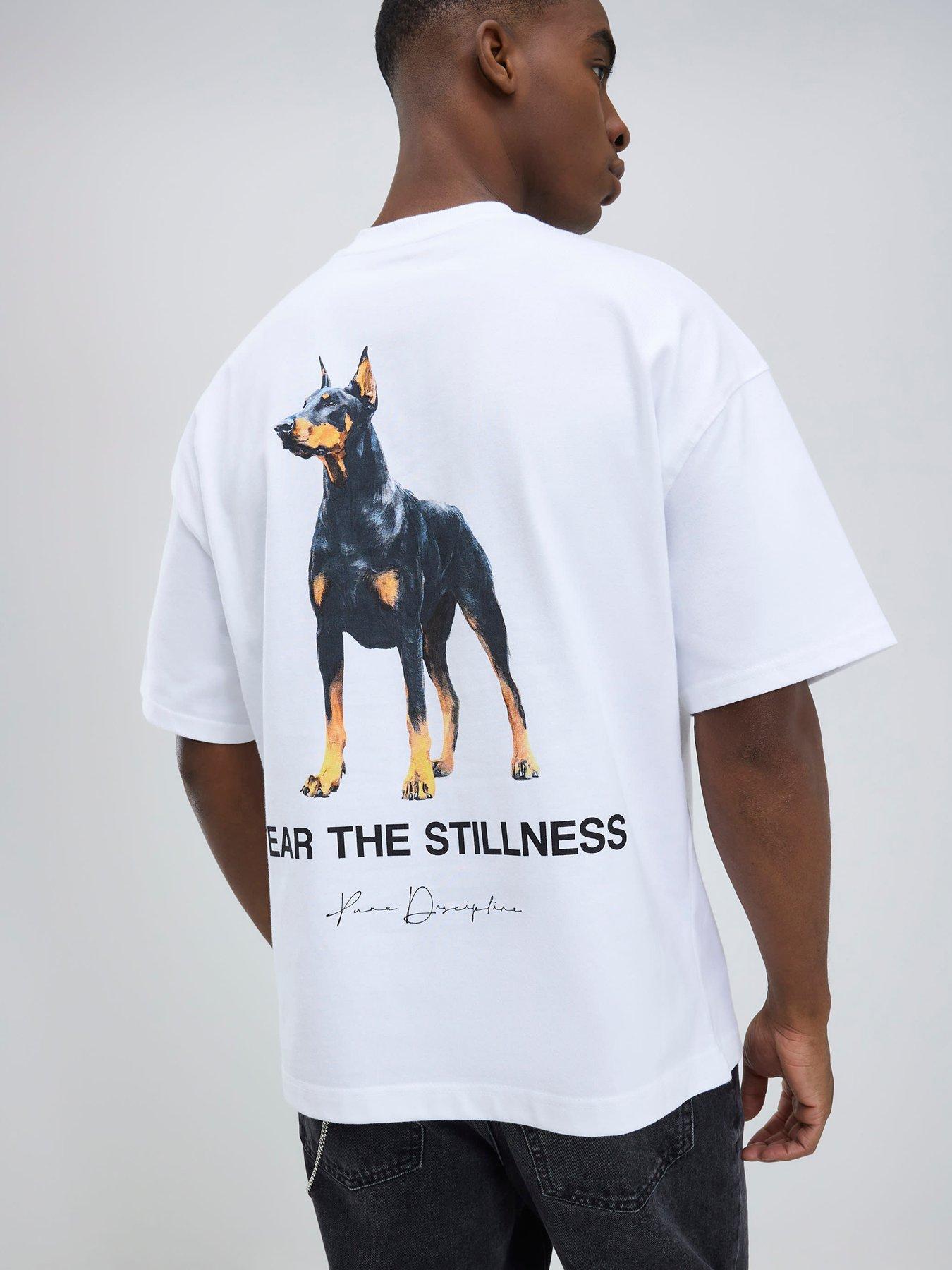 stillFront image of river-island-doberman-stillness-t-shirt