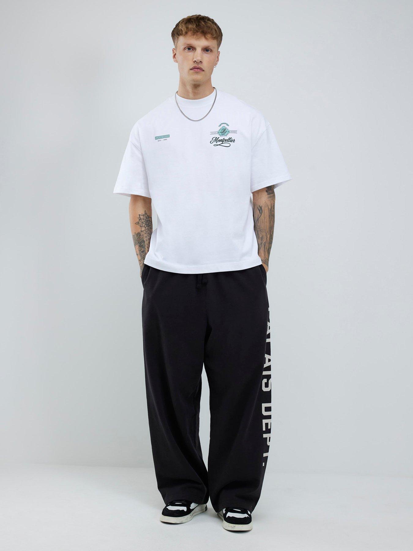  image of river-island-oversized-fit-montpellier-t-shirt