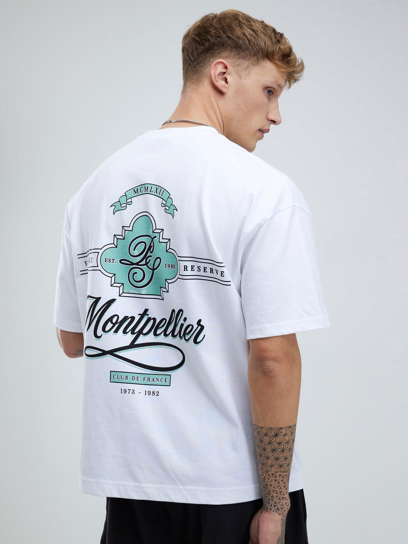  image of river-island-oversized-fit-montpellier-t-shirt