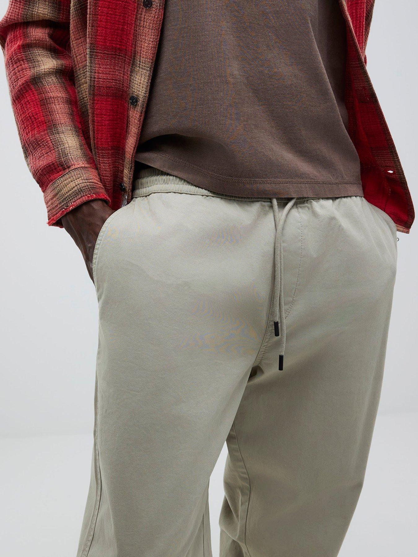 Image 4 of 4 of River Island Beige Pull On Joggers