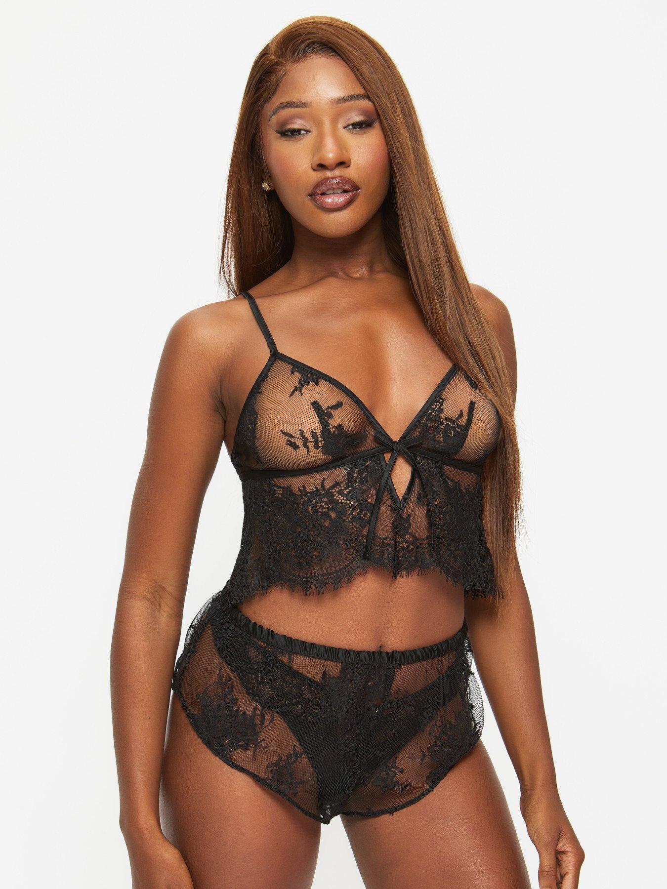 Image 1 of 5 of Ann Summers Availing All Over Lace Cami Set