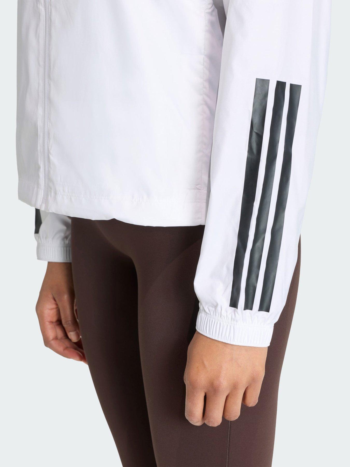 Image 3 of 5 of adidas Hyperglam 3-Stripes Windbreaker