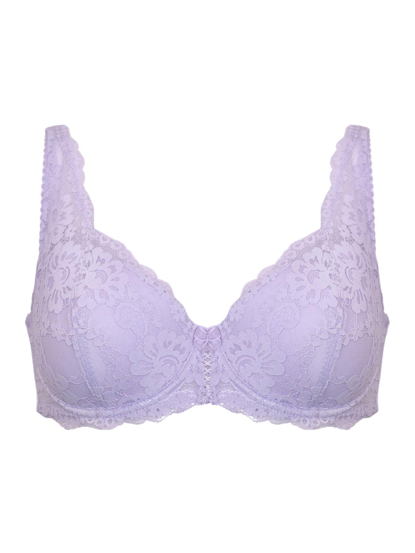  image of pour-moi-fleur-lightly-padded-high-apex-underwired-bra
