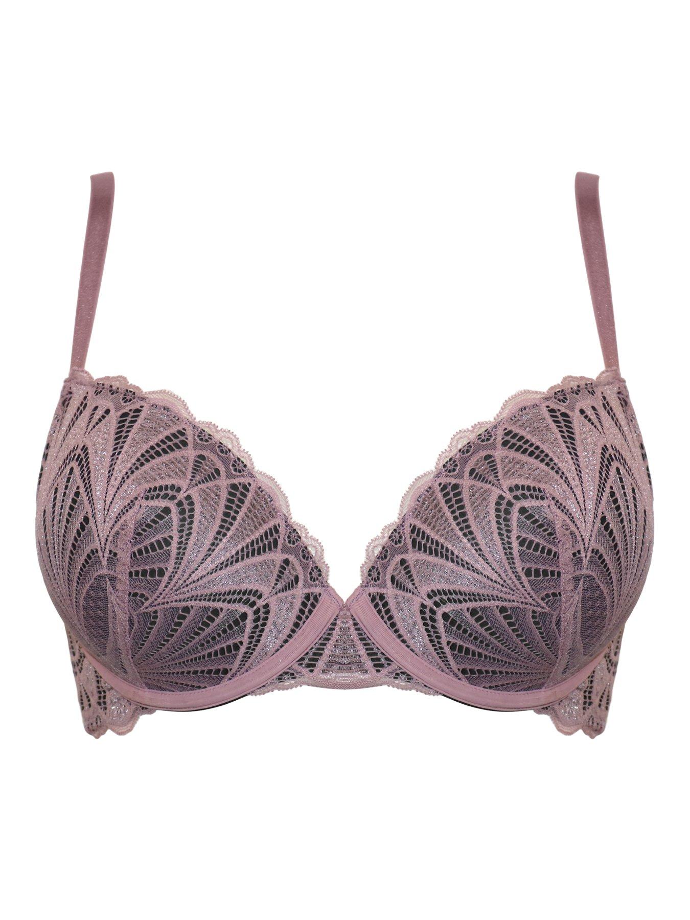 Image 3 of 4 of Pour Moi New Romance Padded Push-Up Plunge Bra