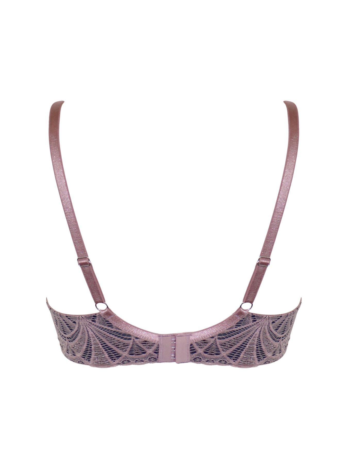 Image 4 of 4 of Pour Moi New Romance Padded Push-Up Plunge Bra