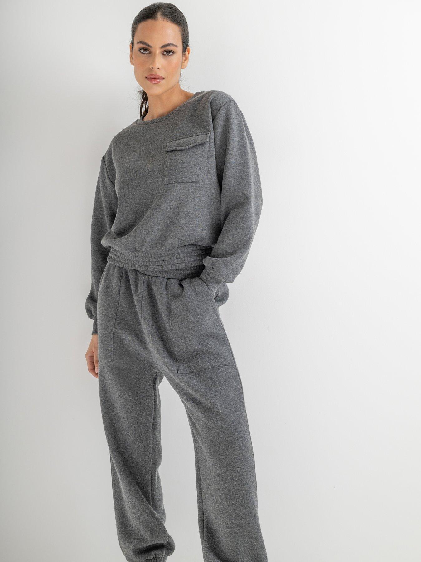 Pour Moi The Softest Off Duty Relaxed Pocket Sweatshirt